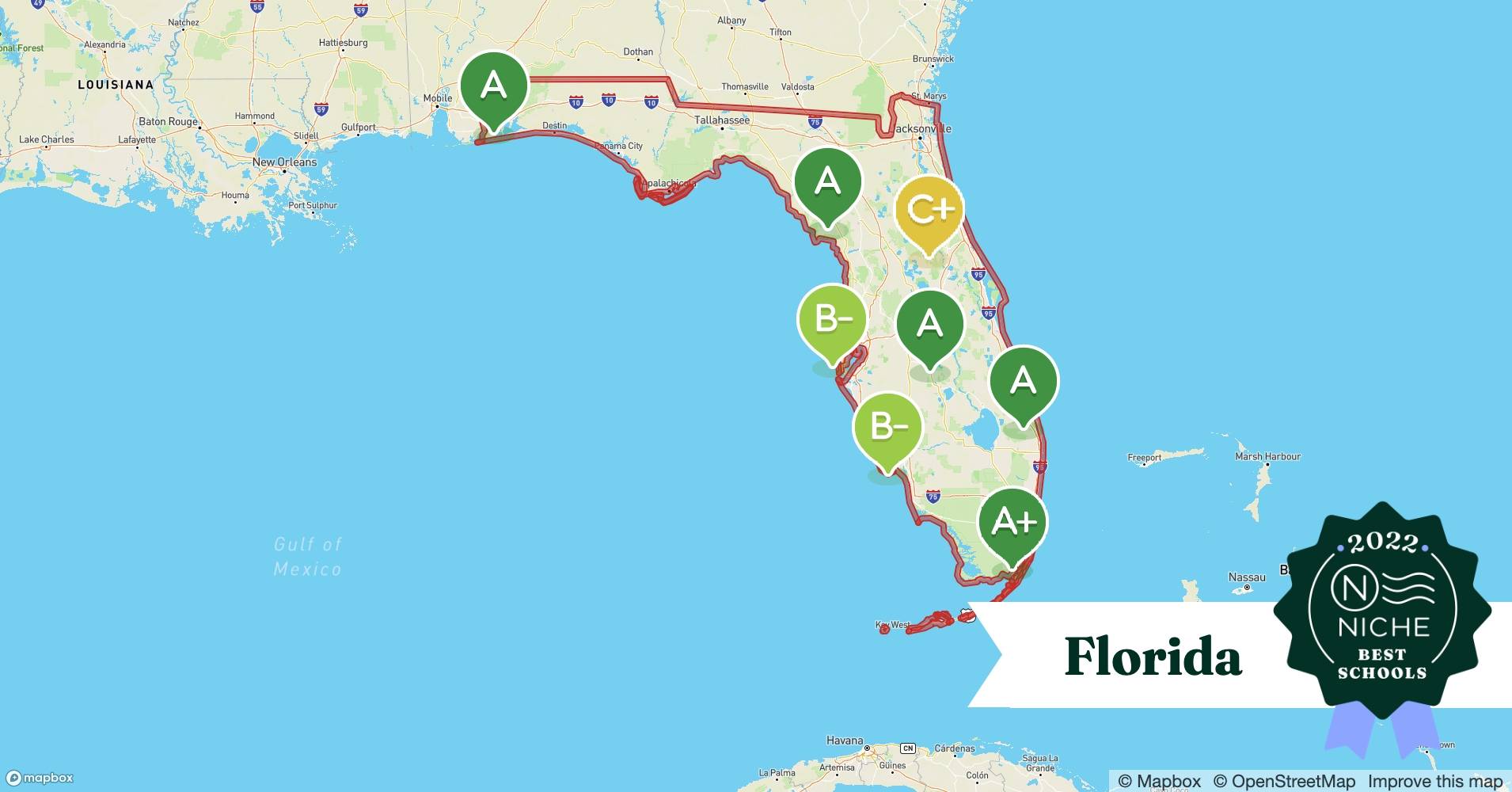 2022 Safest School Districts In Florida Niche