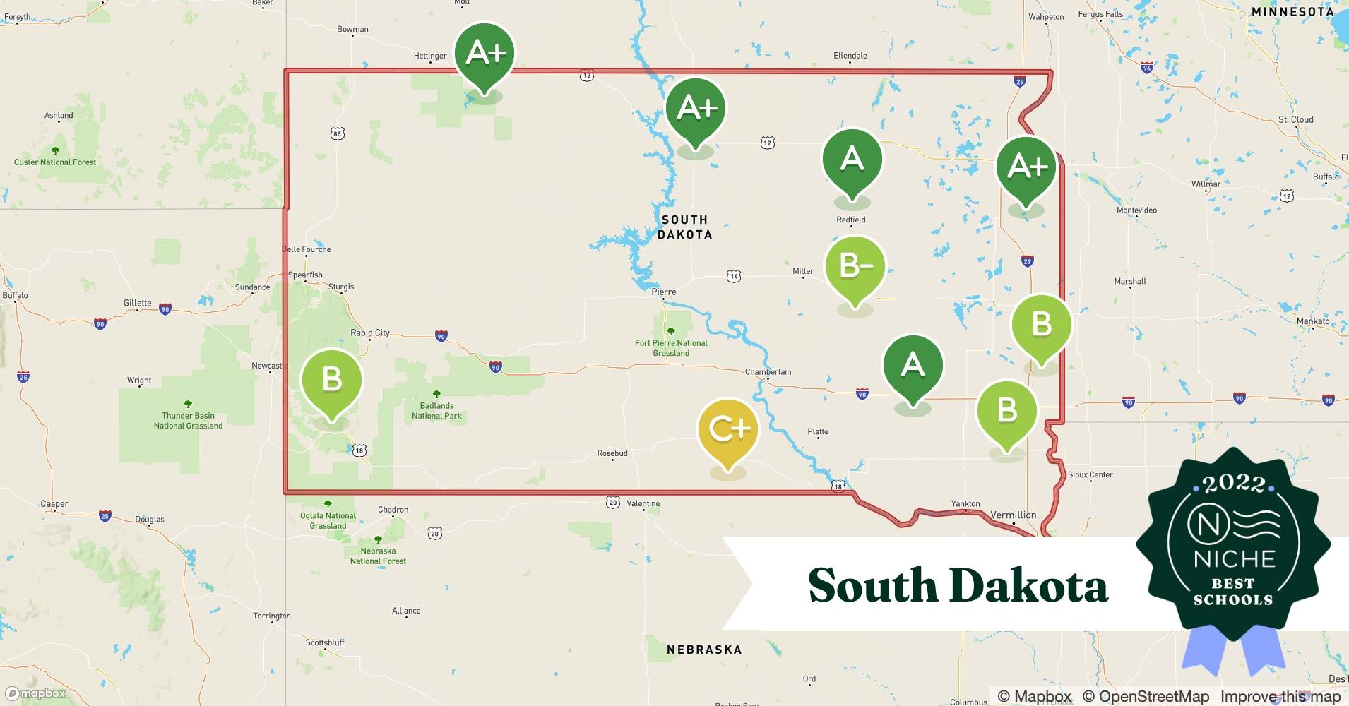 2022 Best School Districts in South Dakota Niche