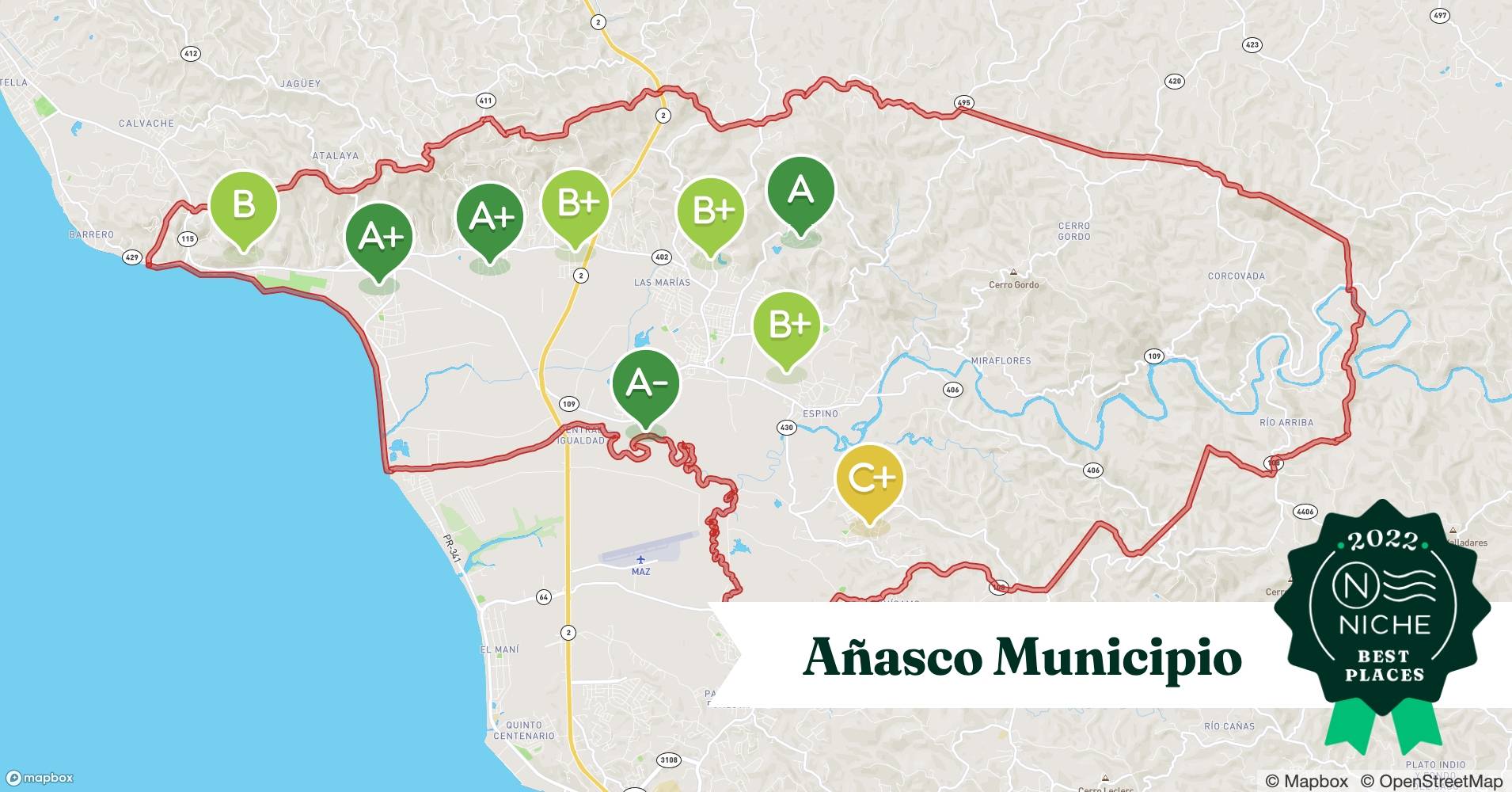 Best Añasco Municipio ZIP Codes to Live In Niche