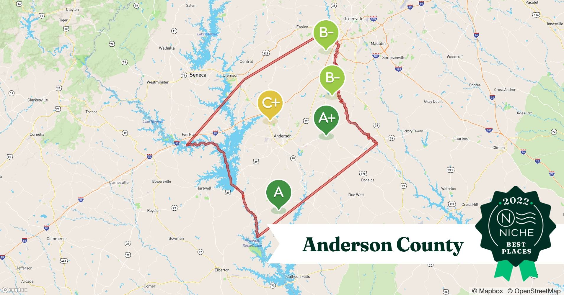 2022 Best Places to Retire in Anderson County, SC Niche