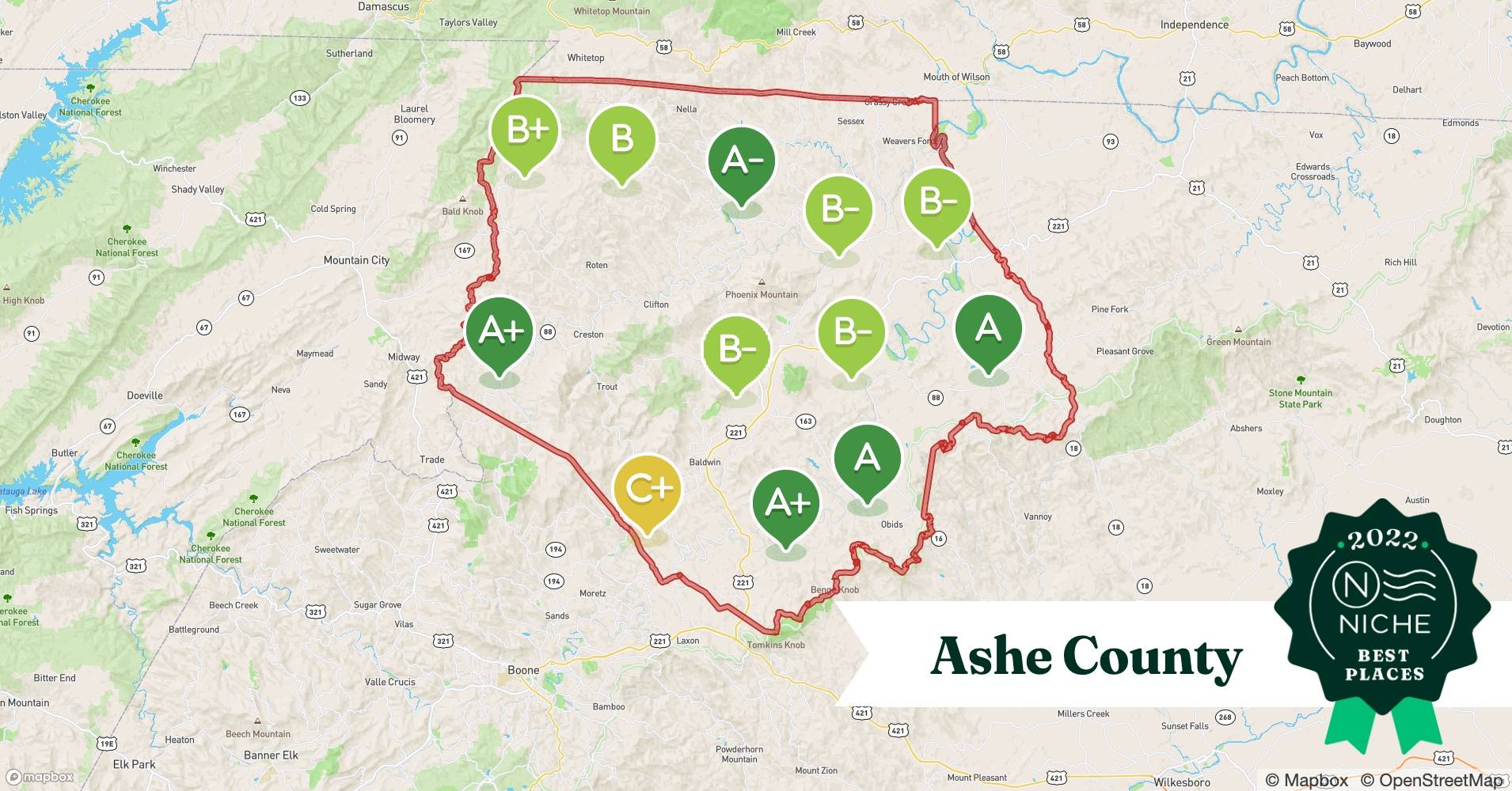 2022 Best ZIP Codes to Buy a House in Ashe County, NC Niche