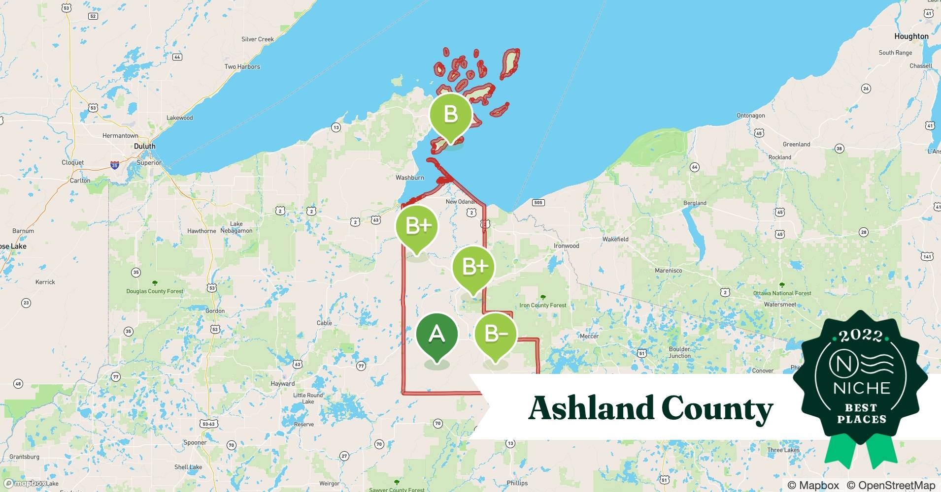 Compare Cost of Living in Ashland County, WI Niche