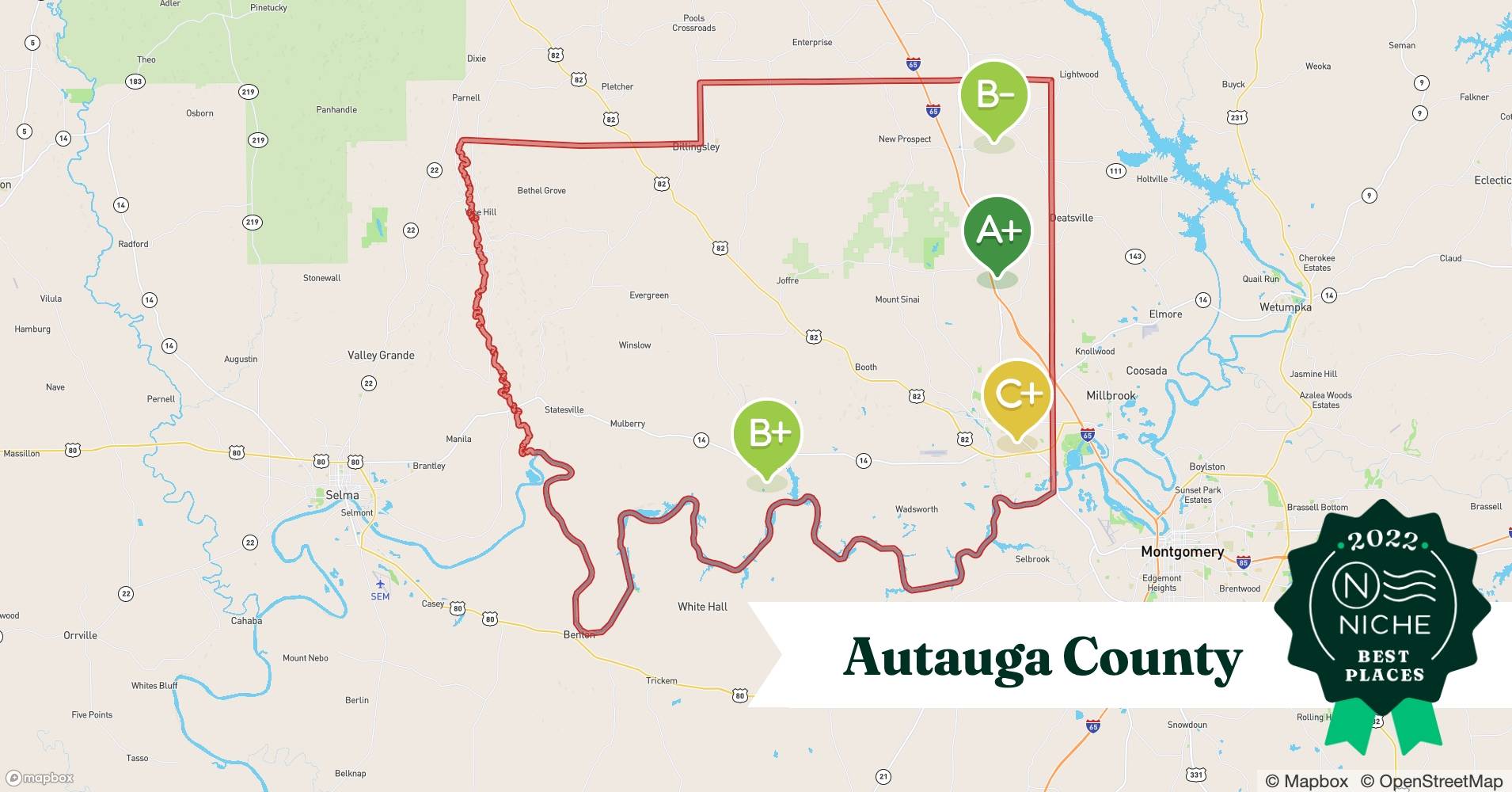 Compare Cost of Living in Autauga County, AL Niche