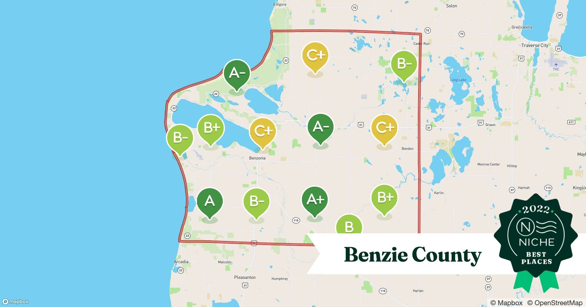 2022 Safe Places to Live in Benzie County, MI Niche