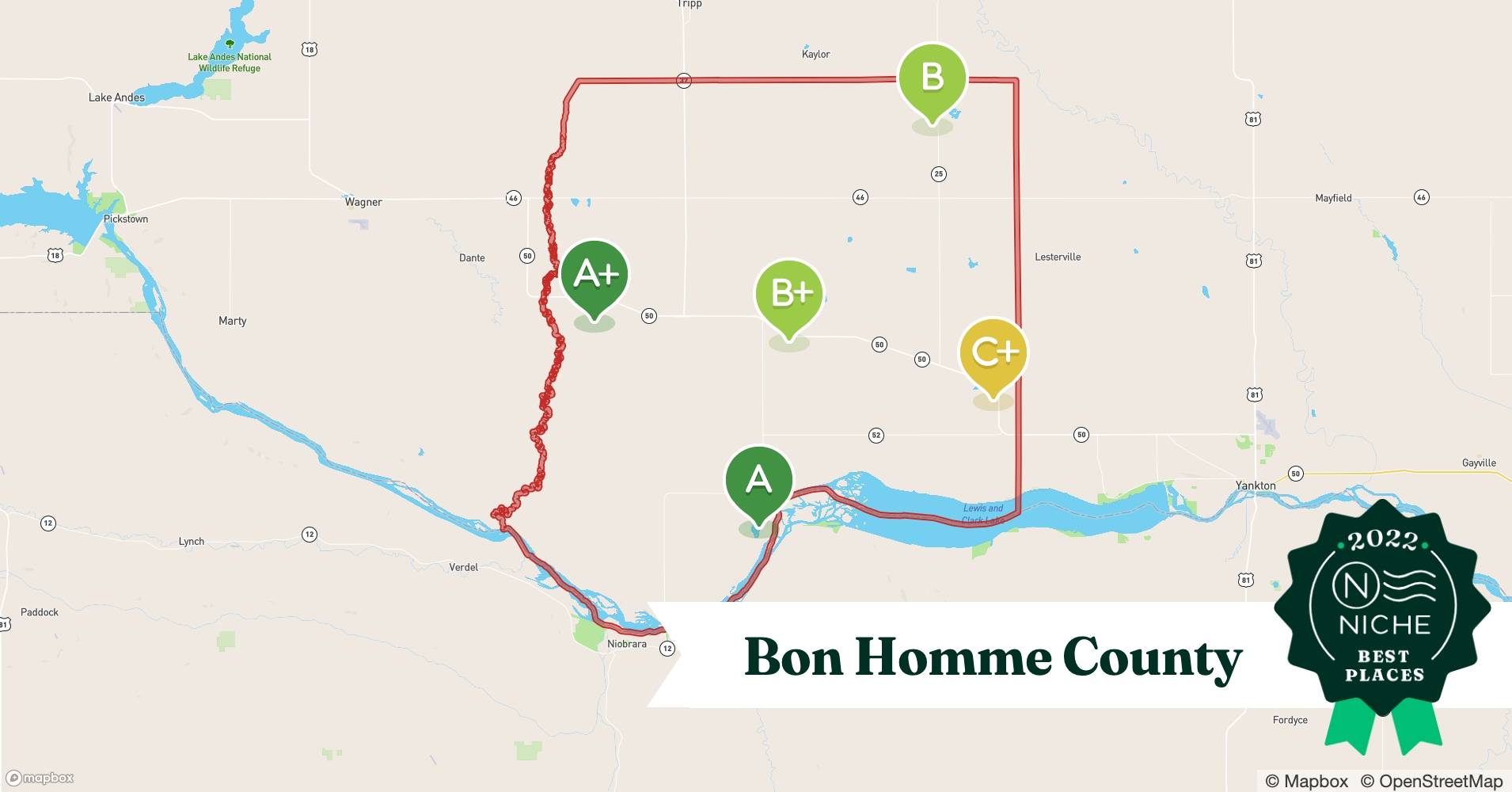 2022 Safe Places to Live in Bon Homme County, SD Niche