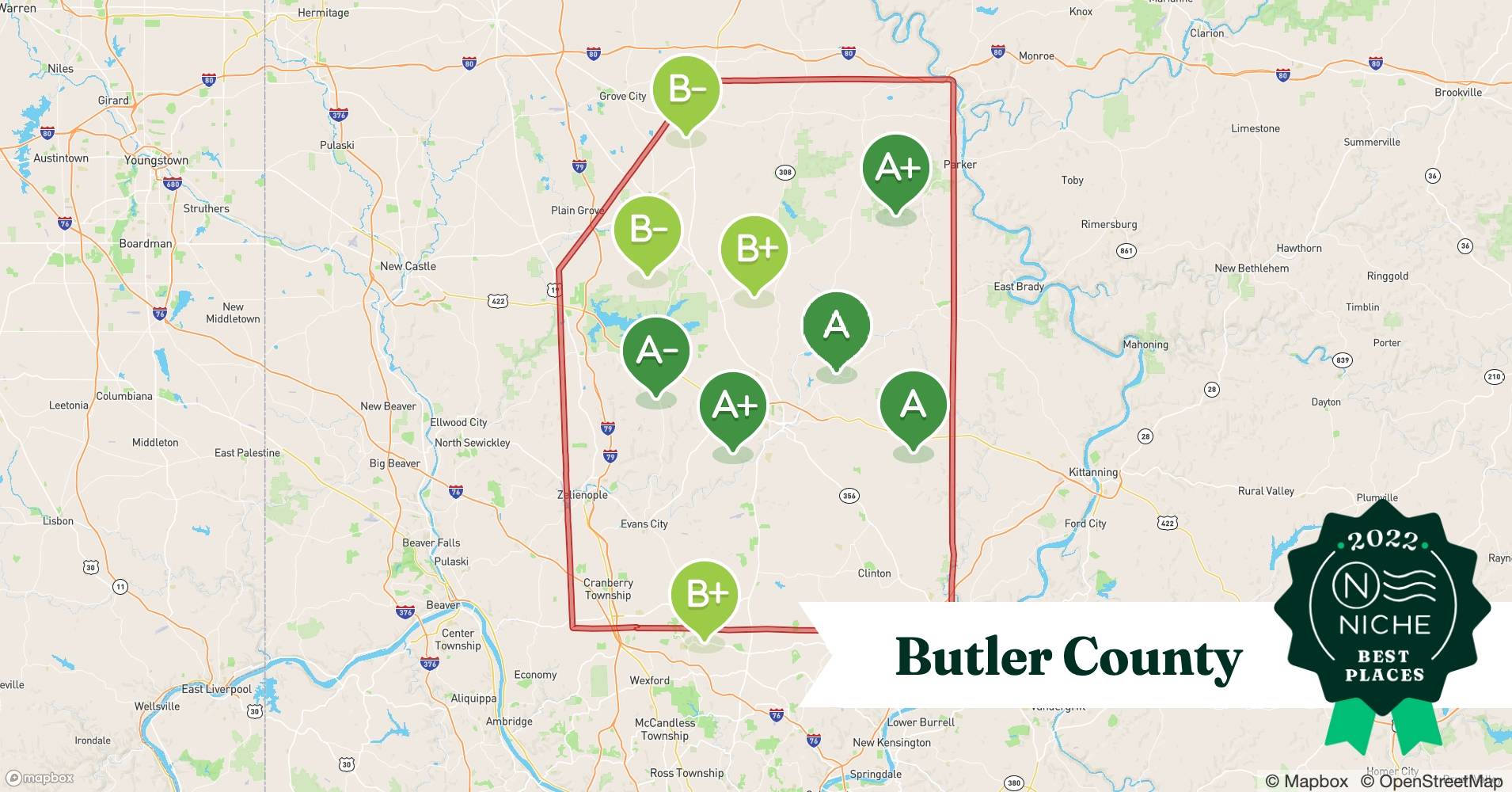 2022 Best Places to Live in Butler County, PA Niche
