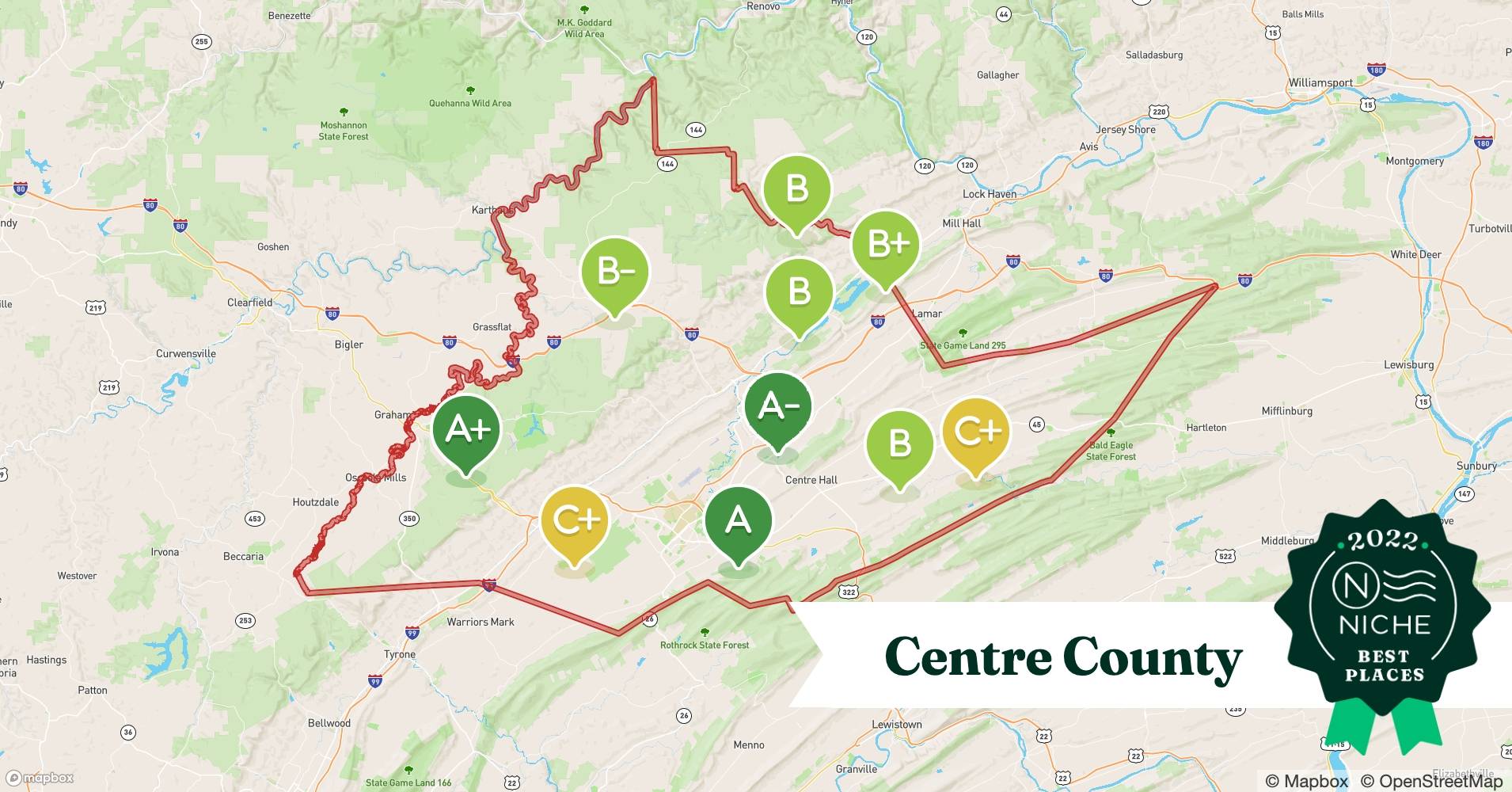 2022 Best Places to Live in Centre County, PA Niche