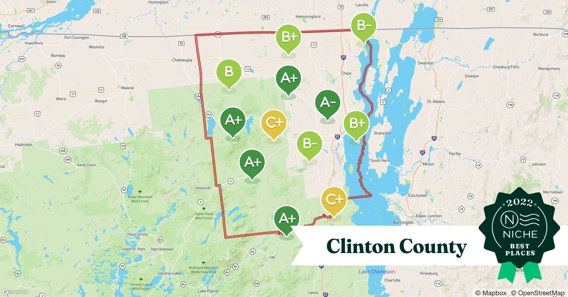 2022 Best Places to Live in Clinton County, NY Niche