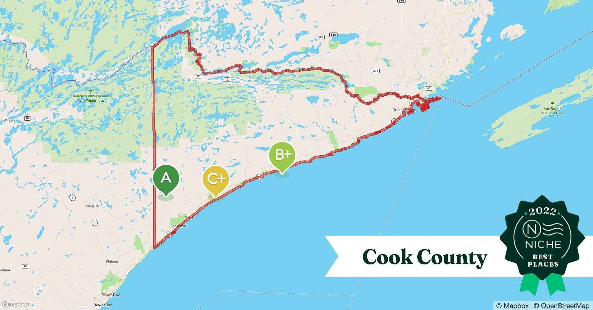 2022 Best Places to Buy a House in Cook County, MN Niche