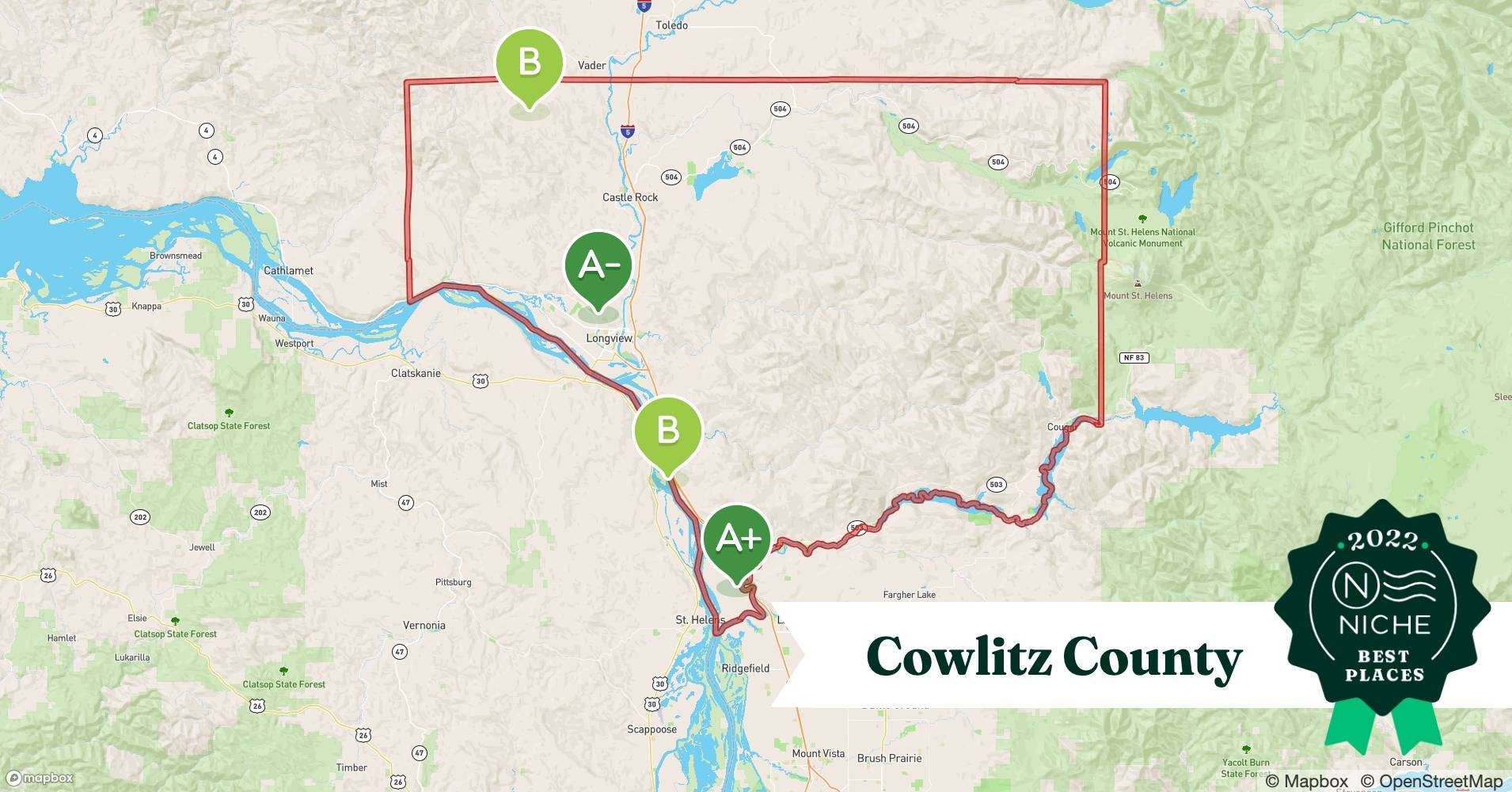 2022 Best Cowlitz County ZIP Codes to Raise a Family Niche