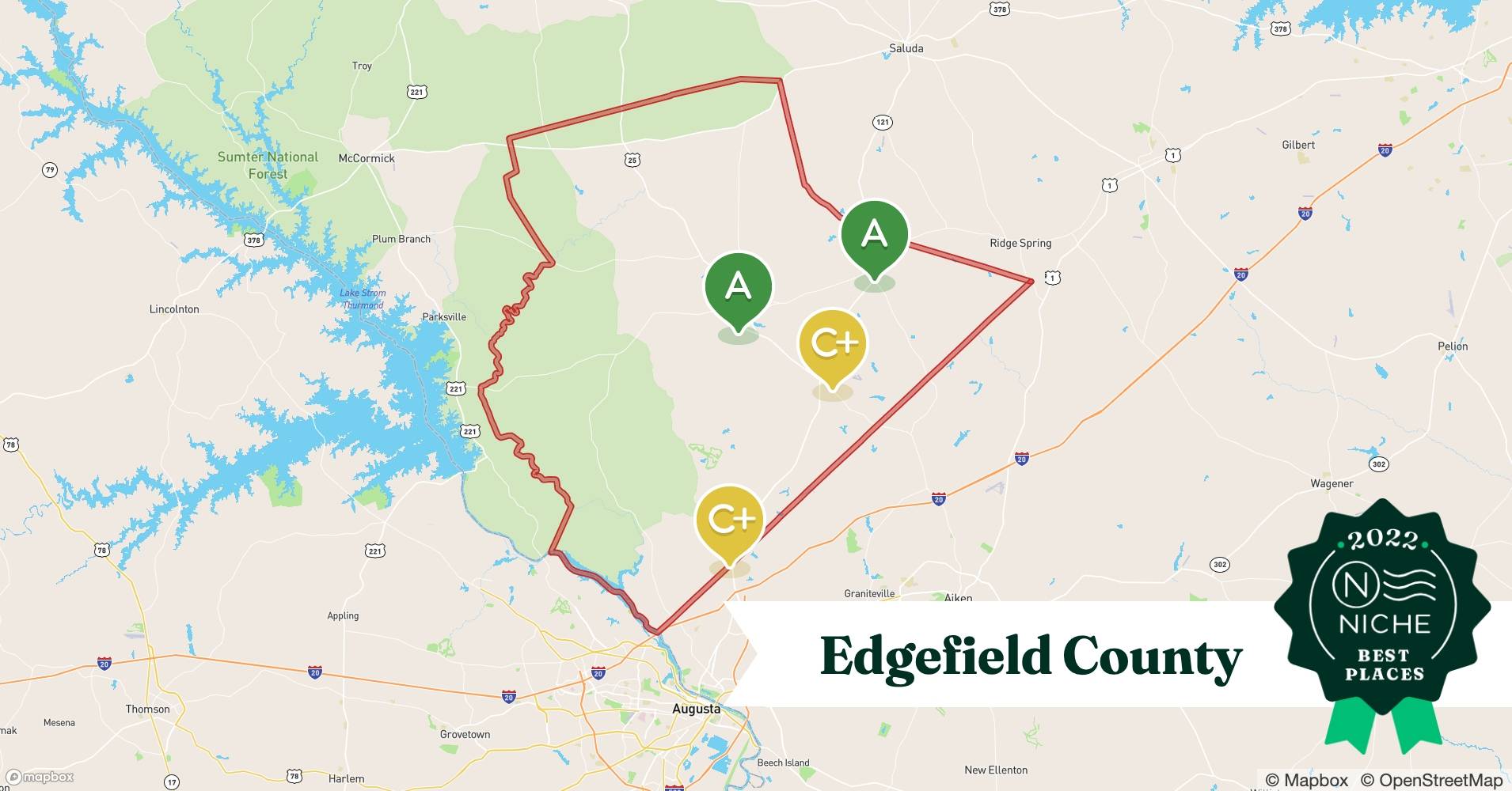 2022 Safe Places to Live in Edgefield County, SC Niche
