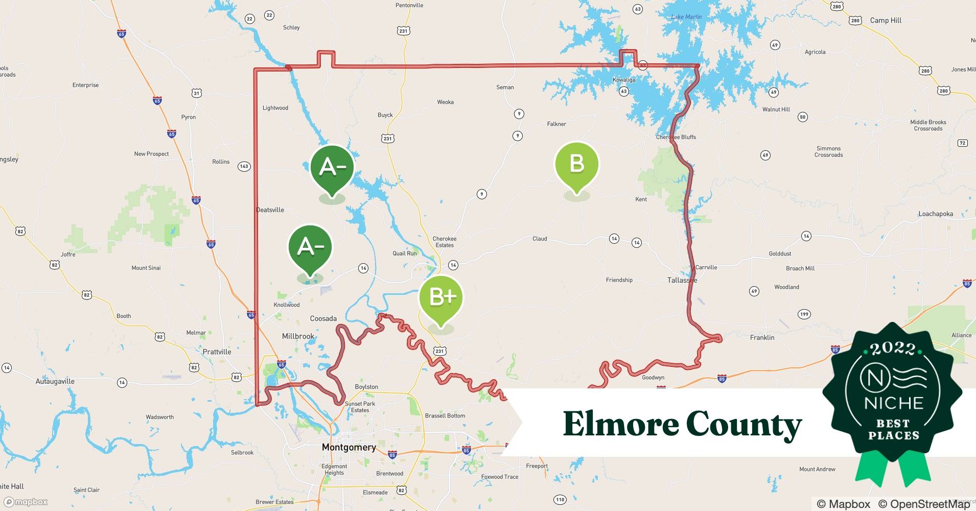 2022 Safe Places to Live in Elmore County, AL Niche