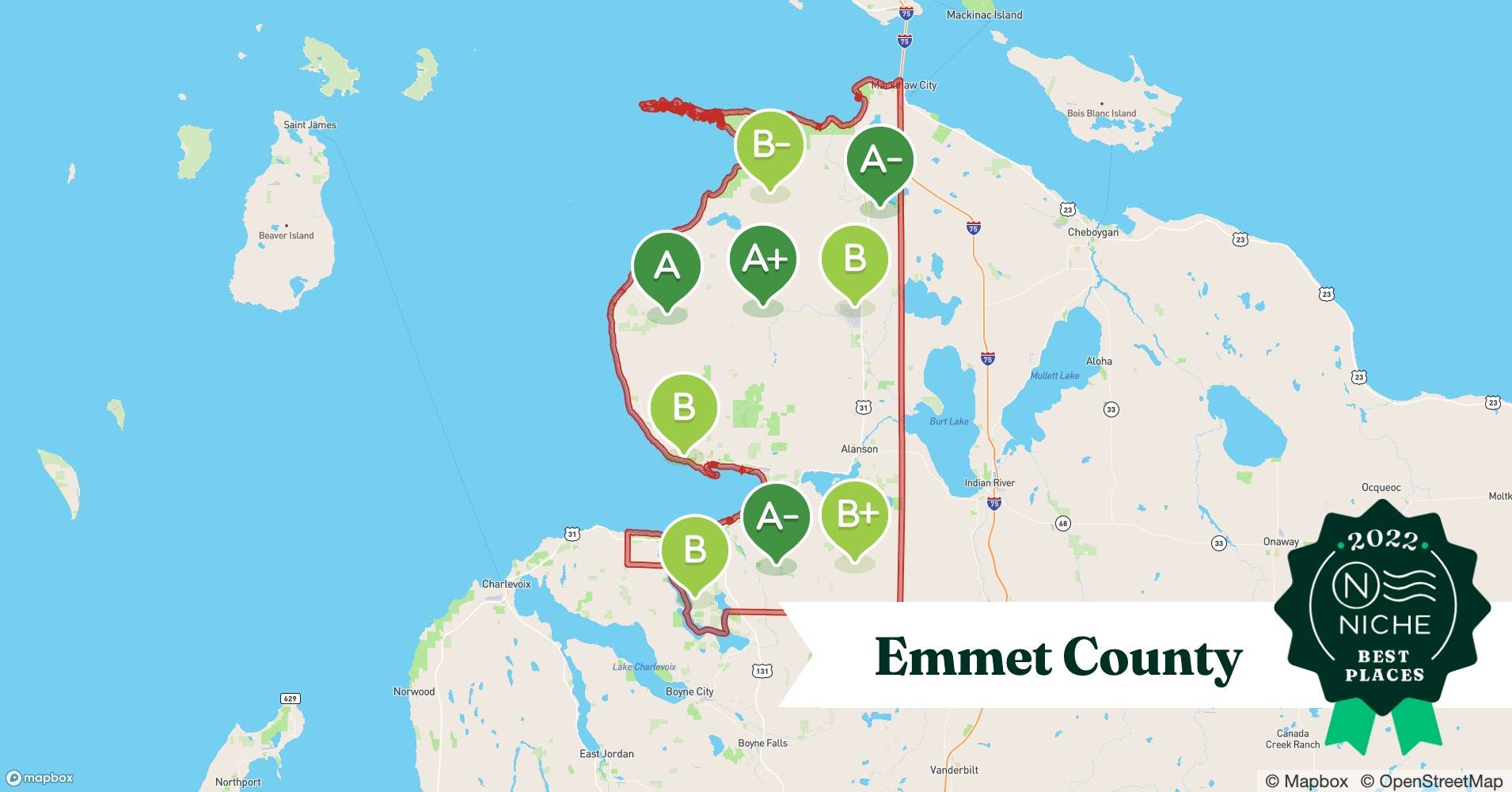 2022 Safe Places to Live in Emmet County, MI Niche