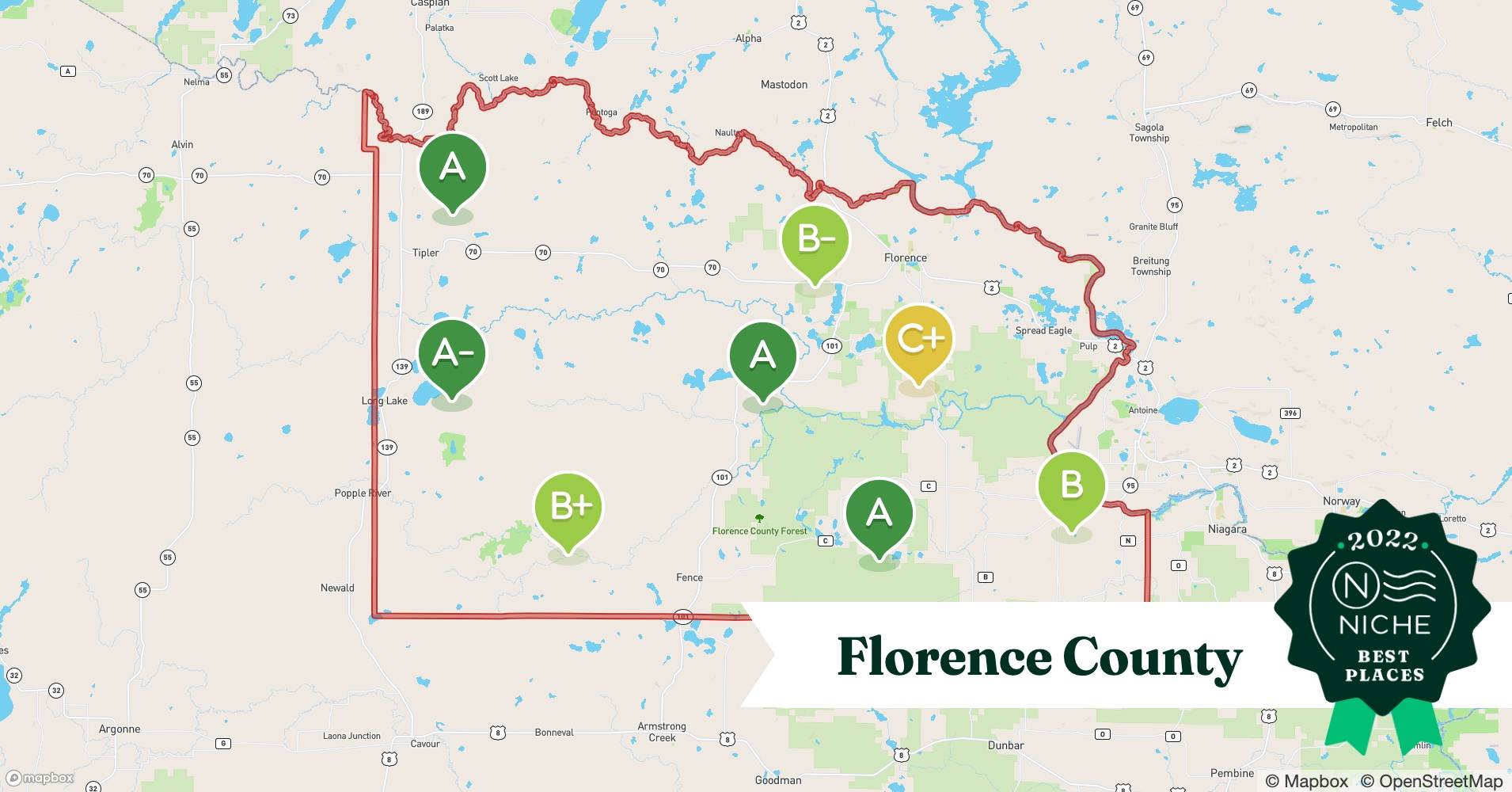 2022 Best Places to Raise a Family in Florence County, WI Niche