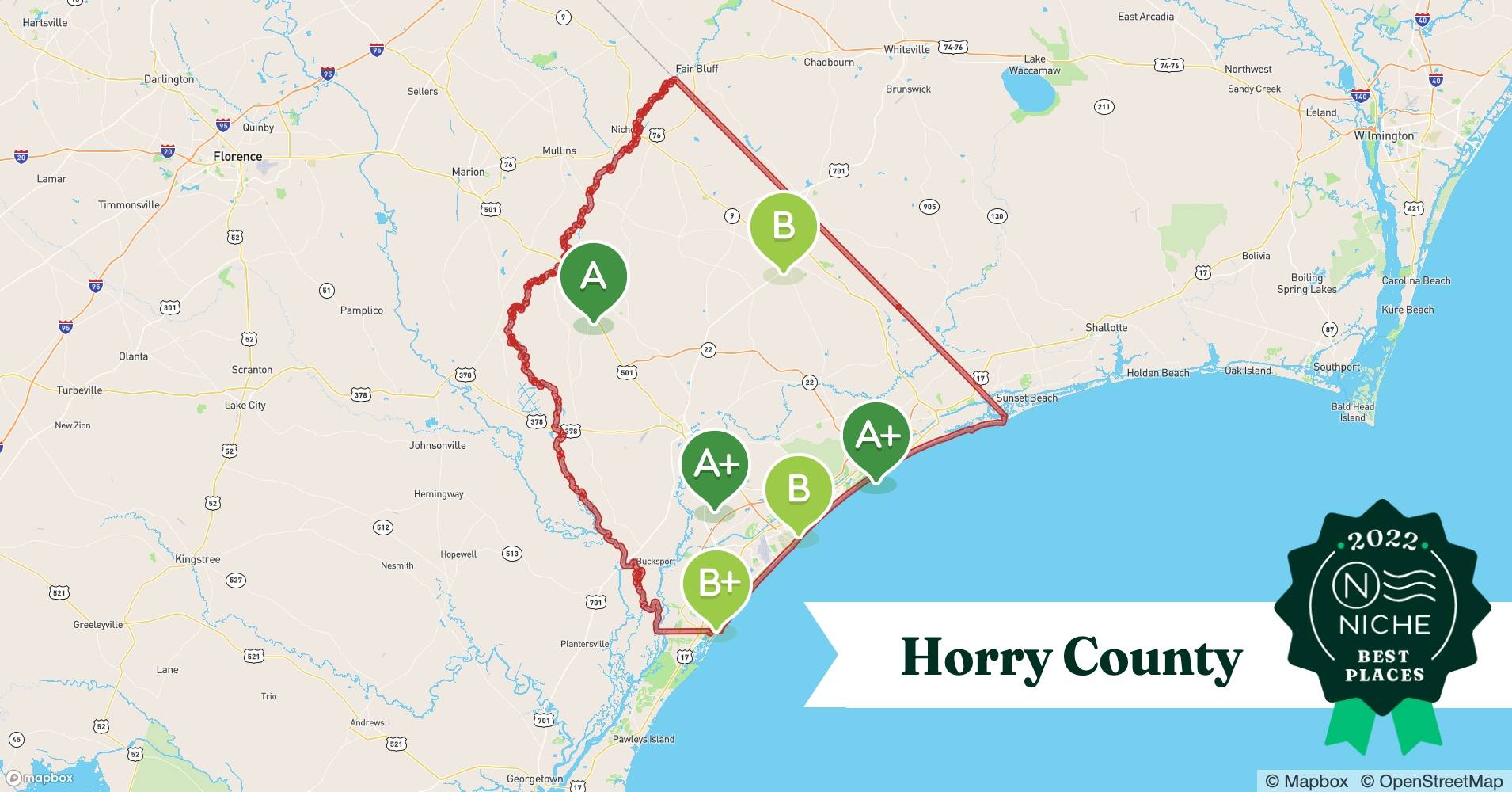 2022 Safe Places to Live in Horry County, SC Niche