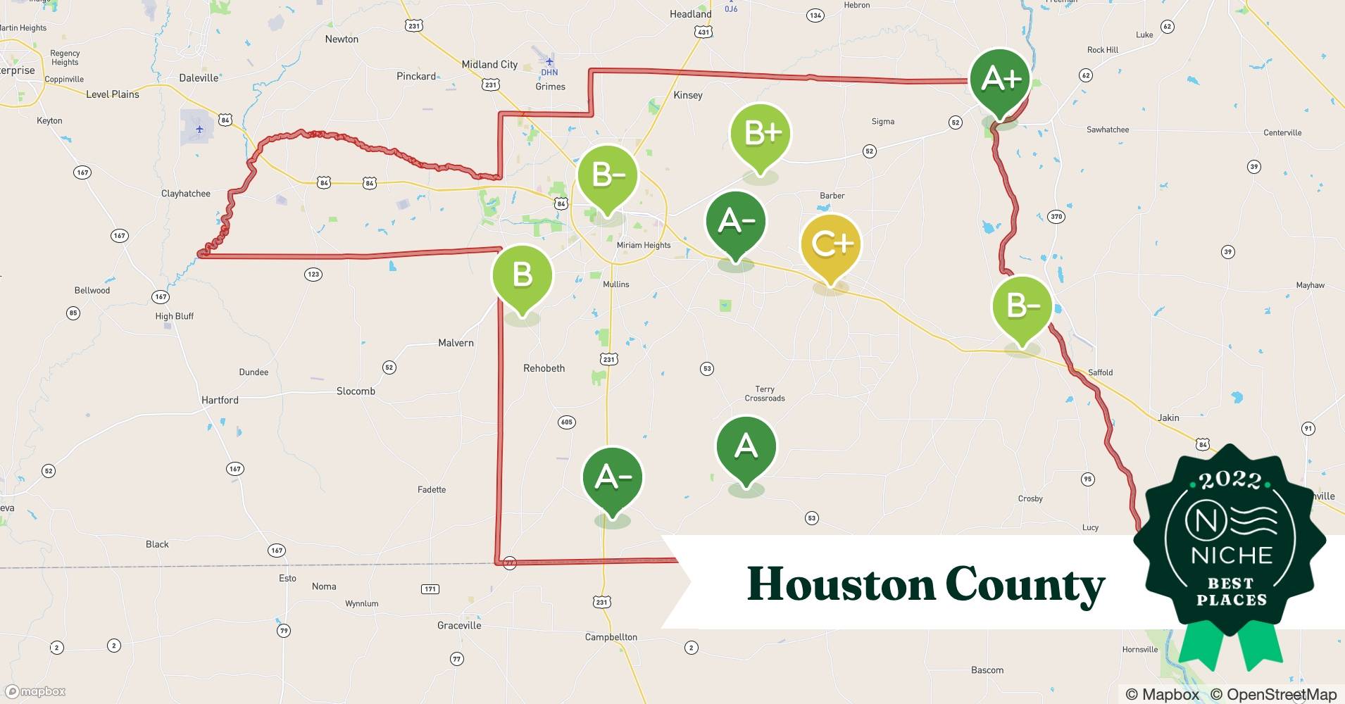 Most Diverse ZIP Codes in Houston County, AL Niche
