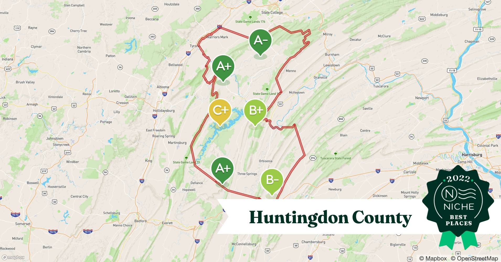 Huntingdon Pa Zip Code Map at Erica Maddox blog