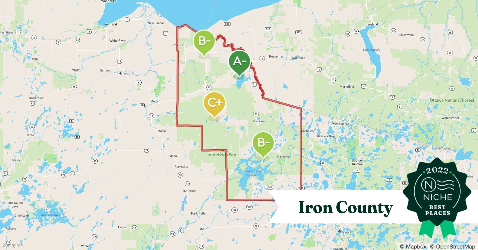 2022 Safe Places to Live in Iron County, WI Niche
