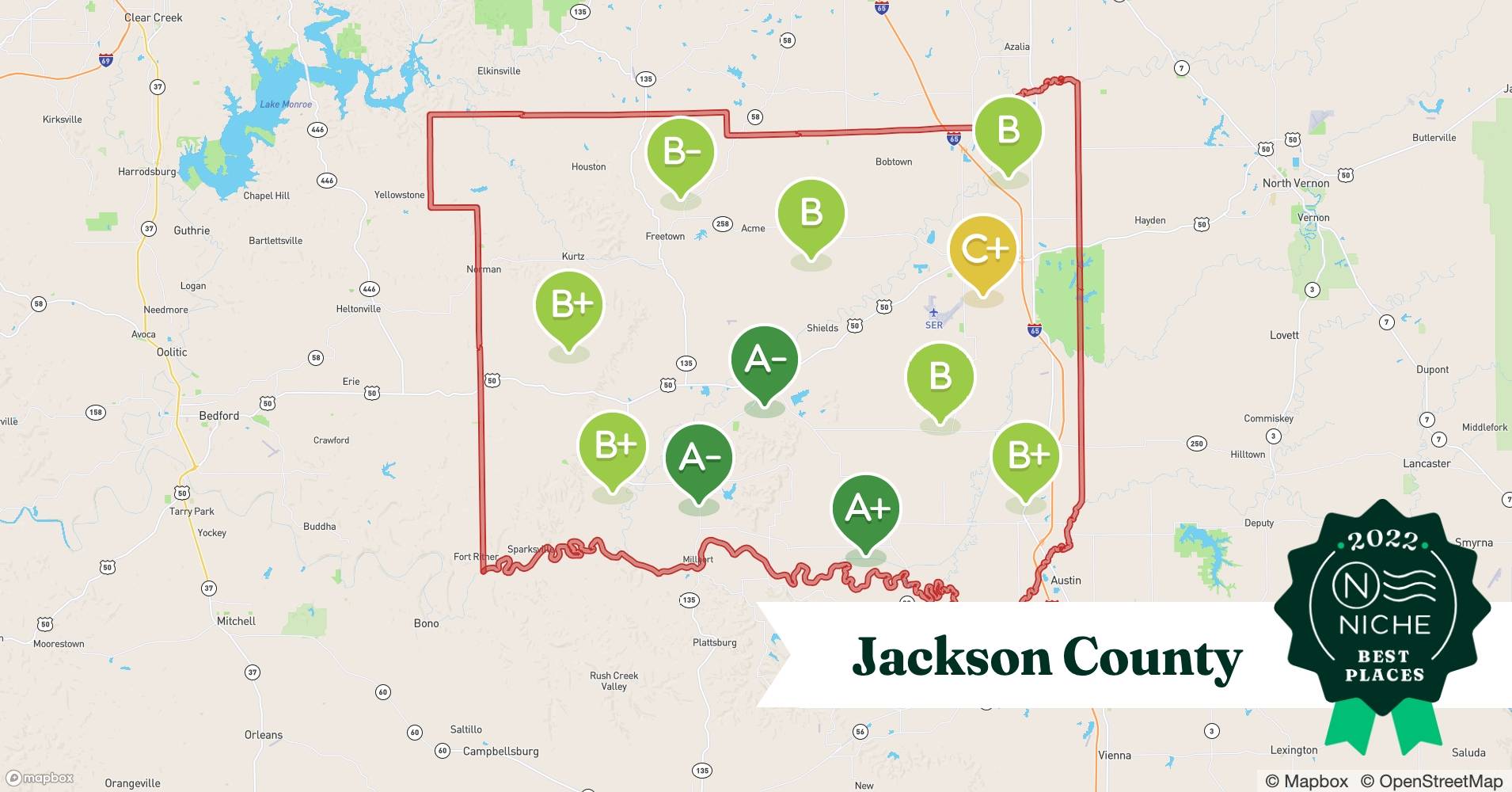 2022 Safe Places to Live in Jackson County, IN Niche