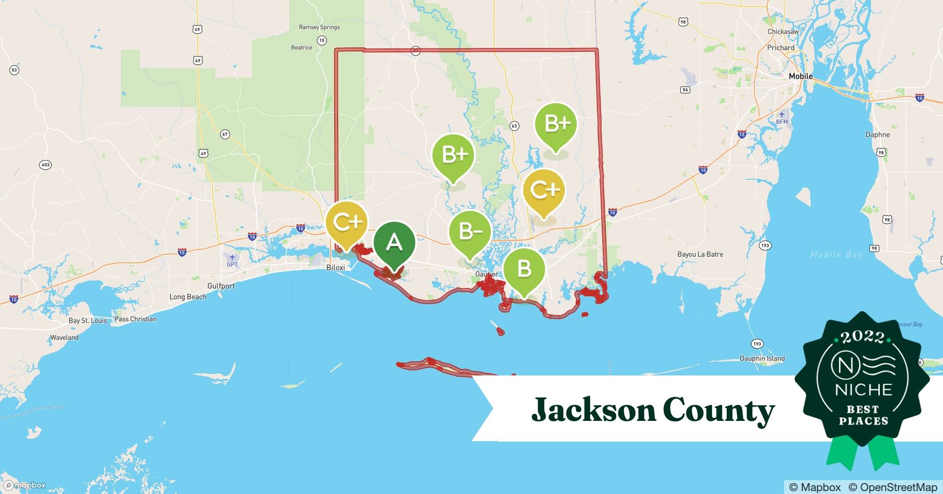2022 Best Places to Live in Jackson County, MS Niche