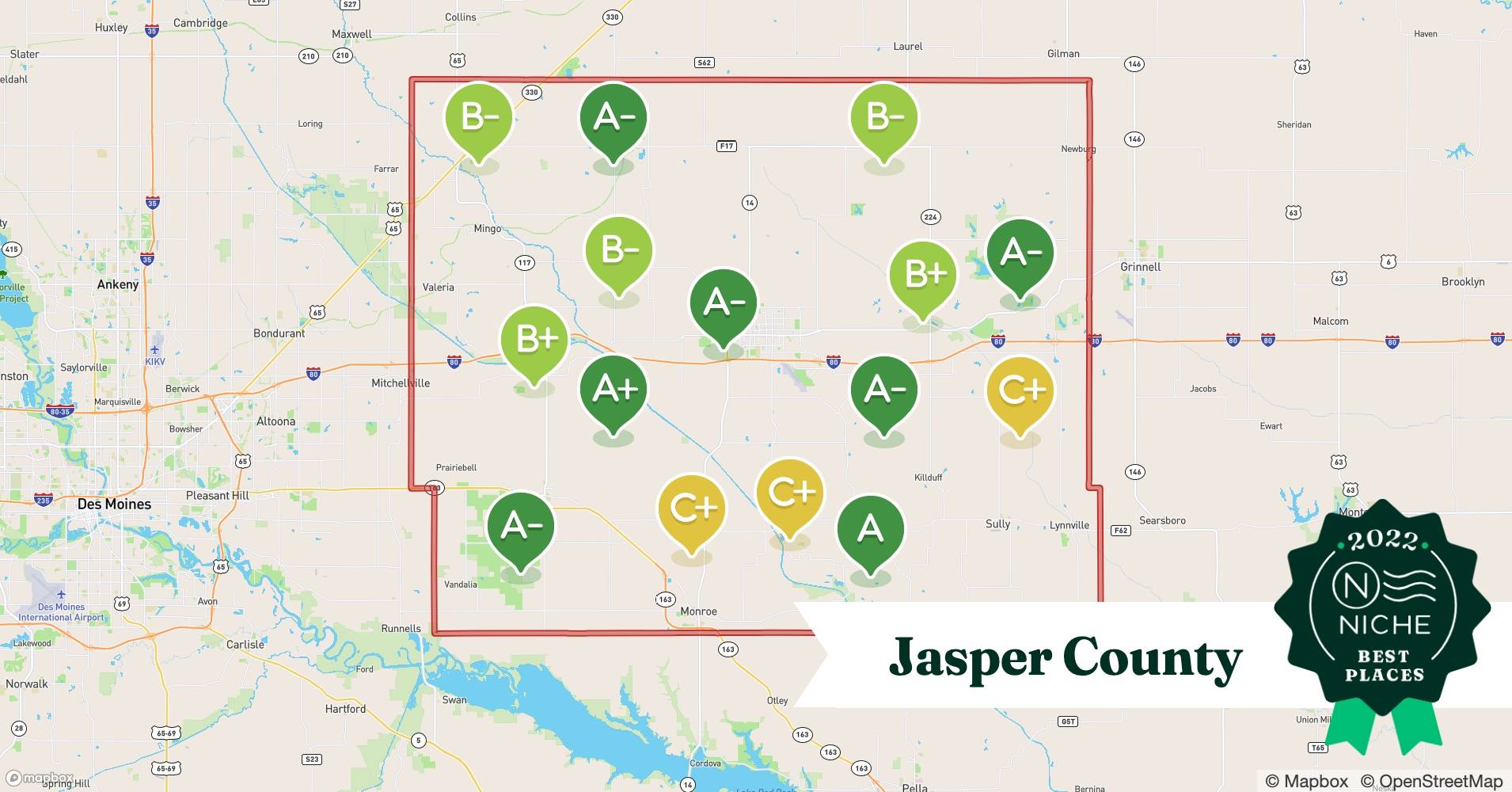 2022 Safe Places to Live in Jasper County, IA Niche