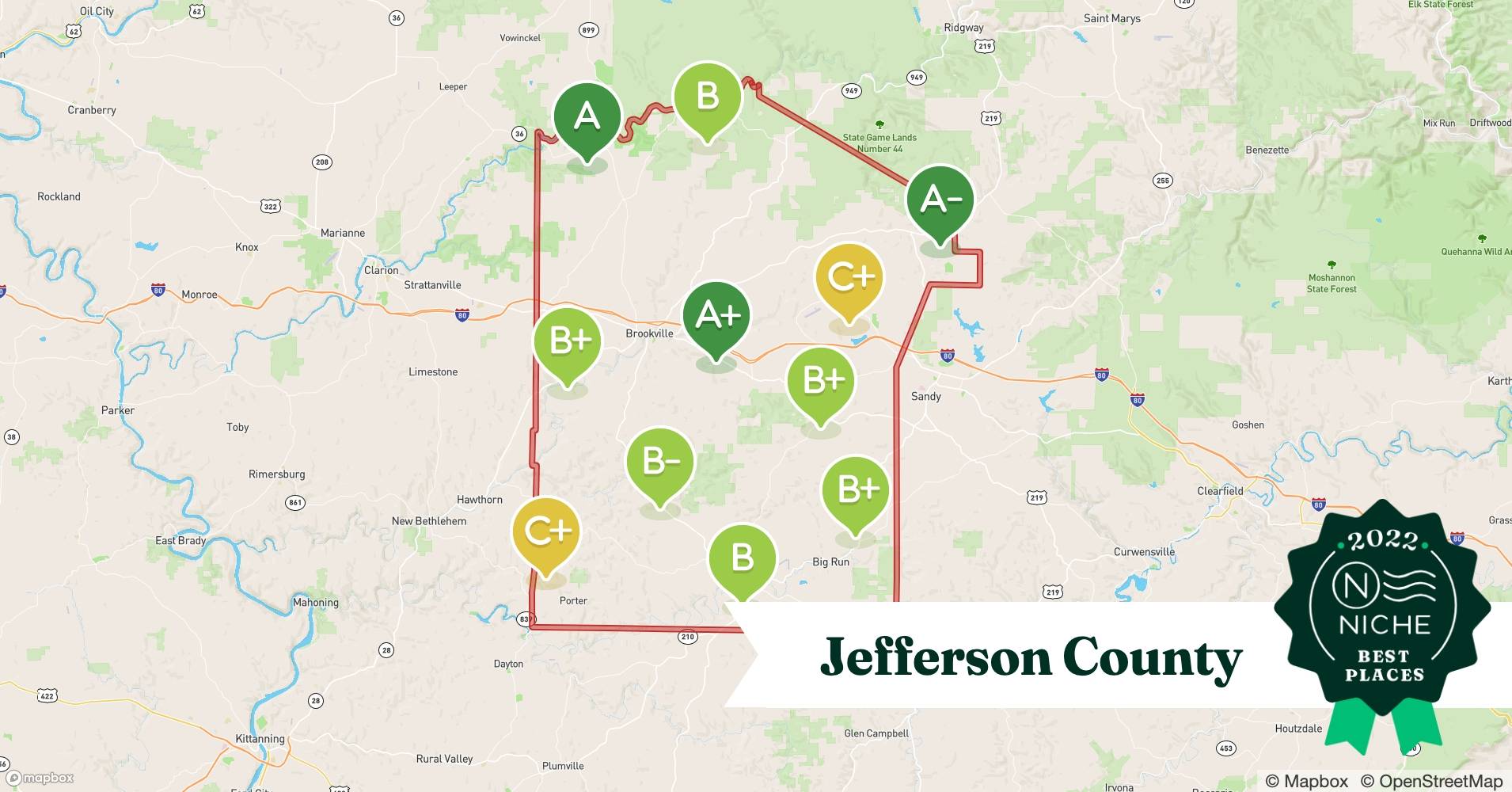 2022 Safe Places to Live in Jefferson County, PA Niche
