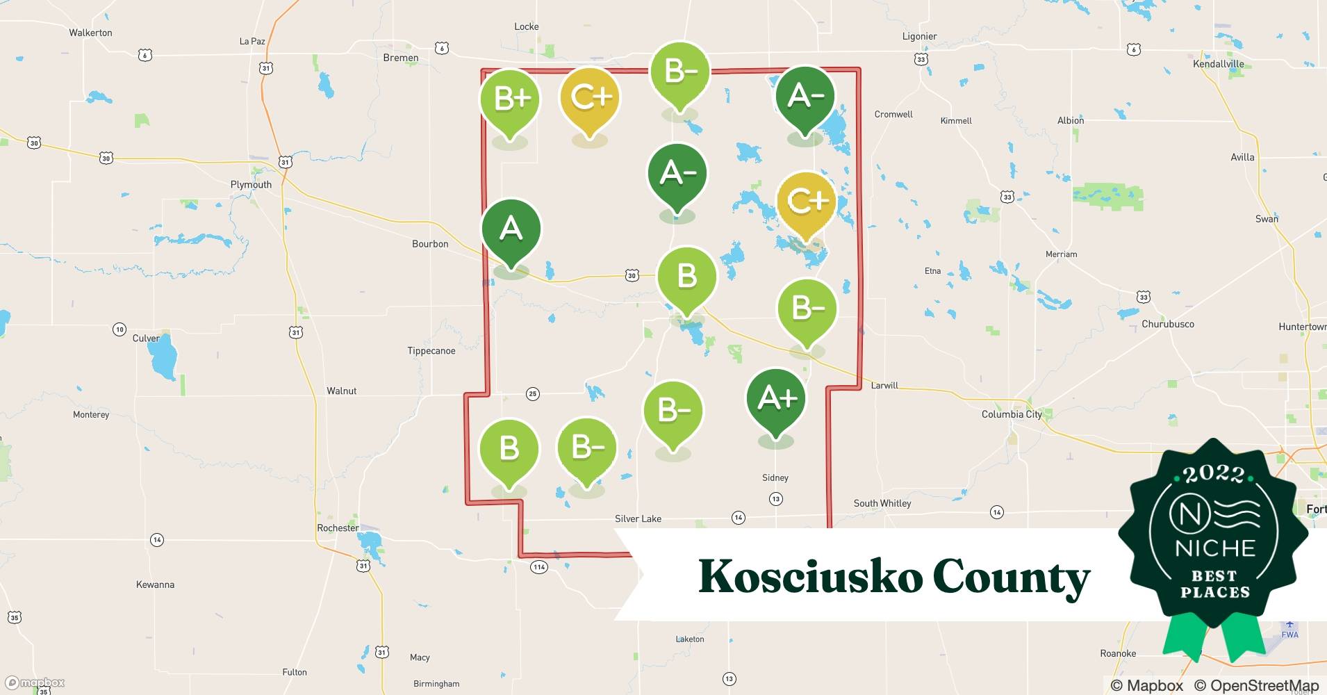 2022 Best Places to Live in Kosciusko County, IN Niche