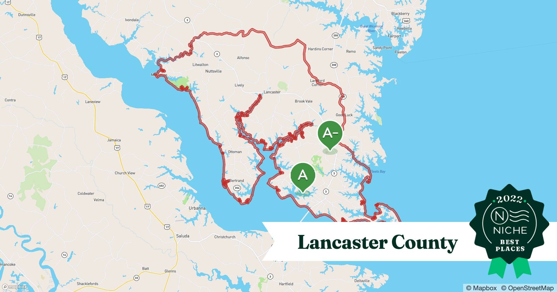 2022 Safe Places to Live in Lancaster County, VA Niche
