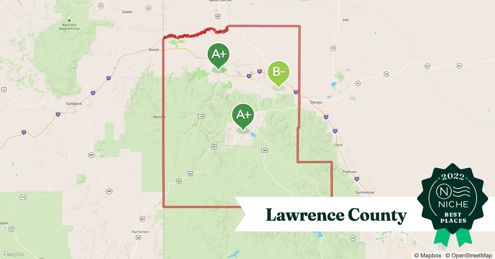 2022 Best Places to Live in Lawrence County, SD Niche