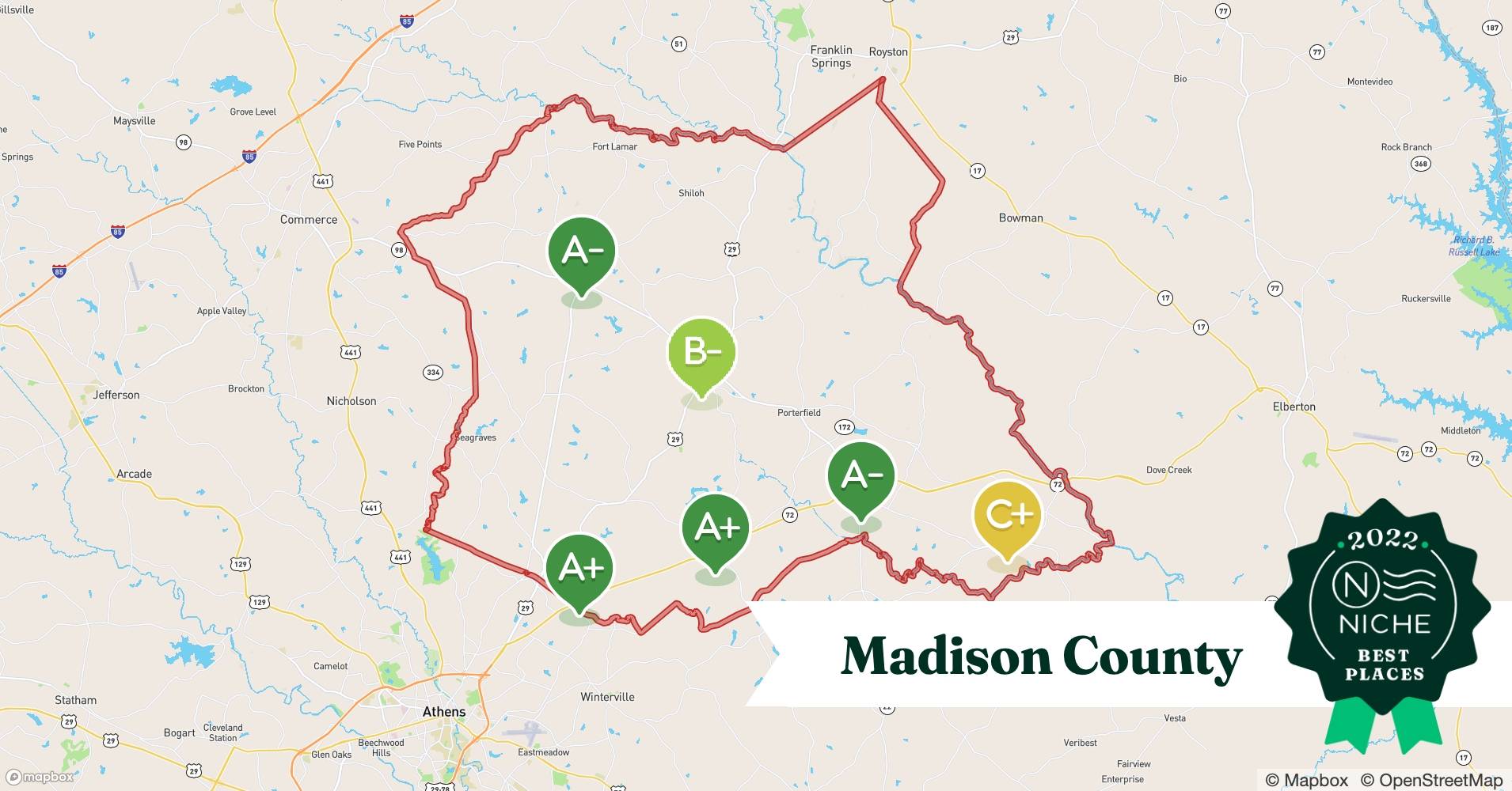 Compare Cost of Living in Madison County, GA Niche