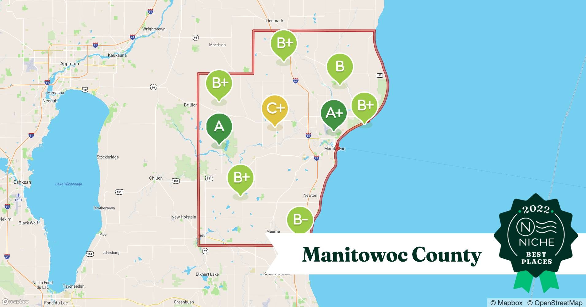 Manitowoc County ZIP Codes with the Best Public Schools Niche
