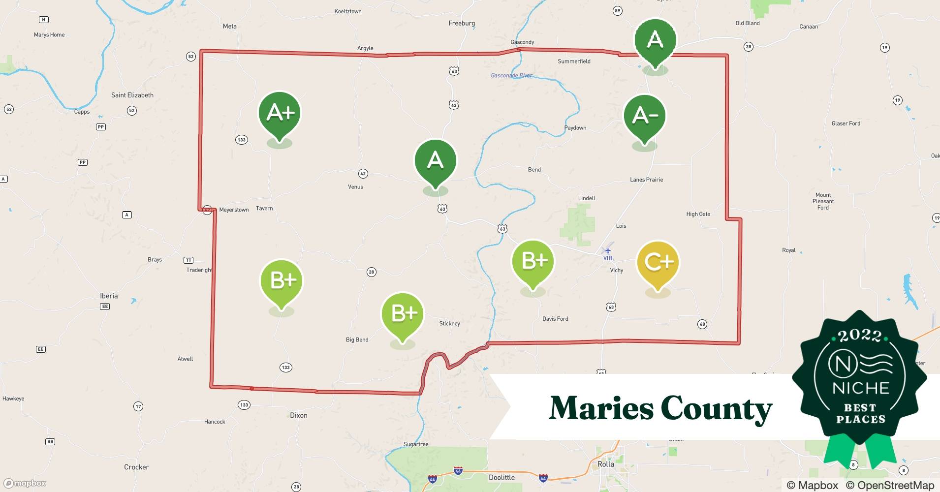 2022 Best Places to Raise a Family in Maries County, MO Niche