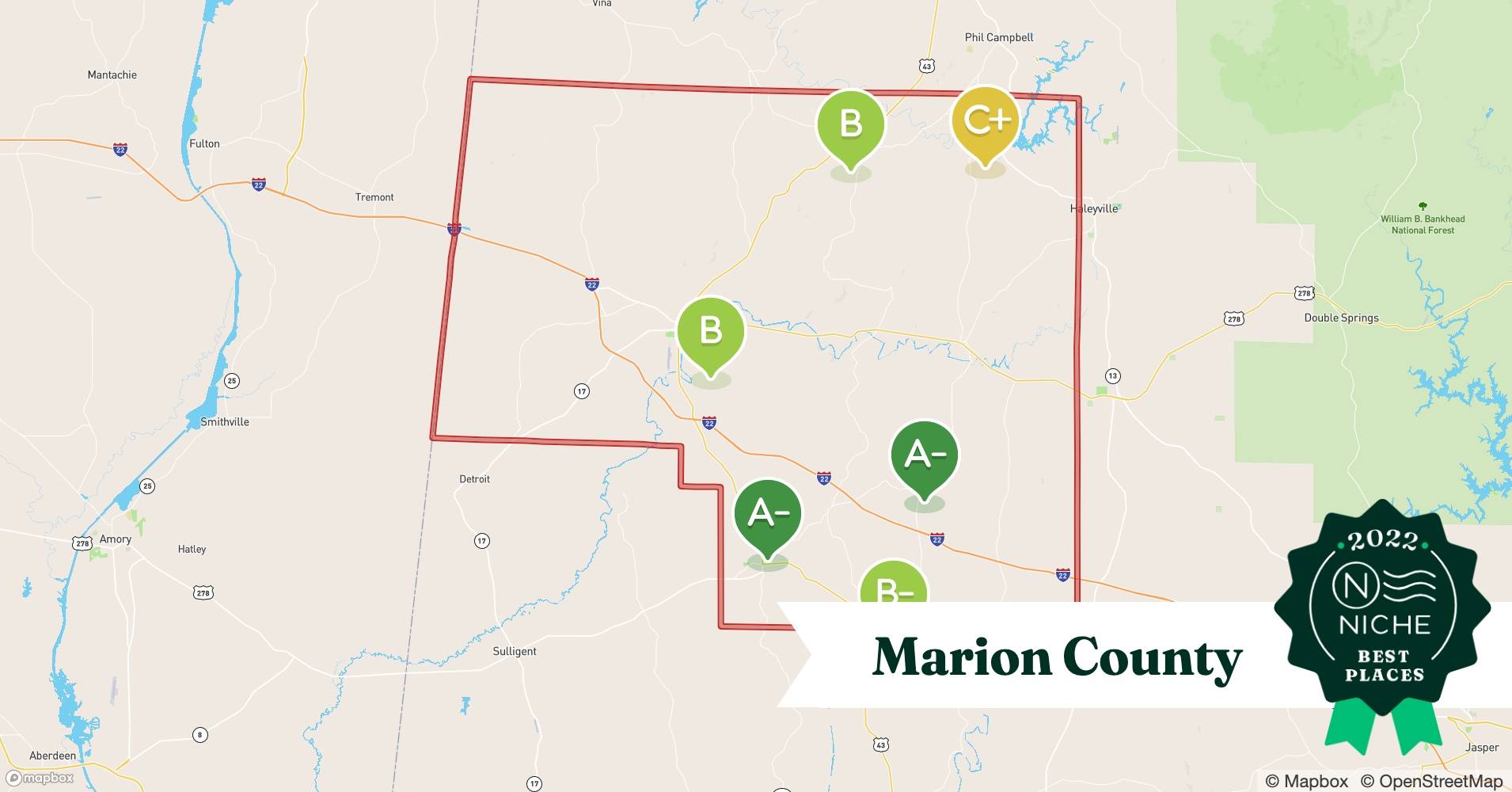 2022 Best Places to Retire in Marion County, AL Niche