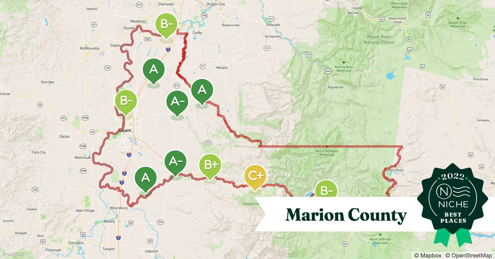 2022 Safe Places to Live in Marion County, OR Niche