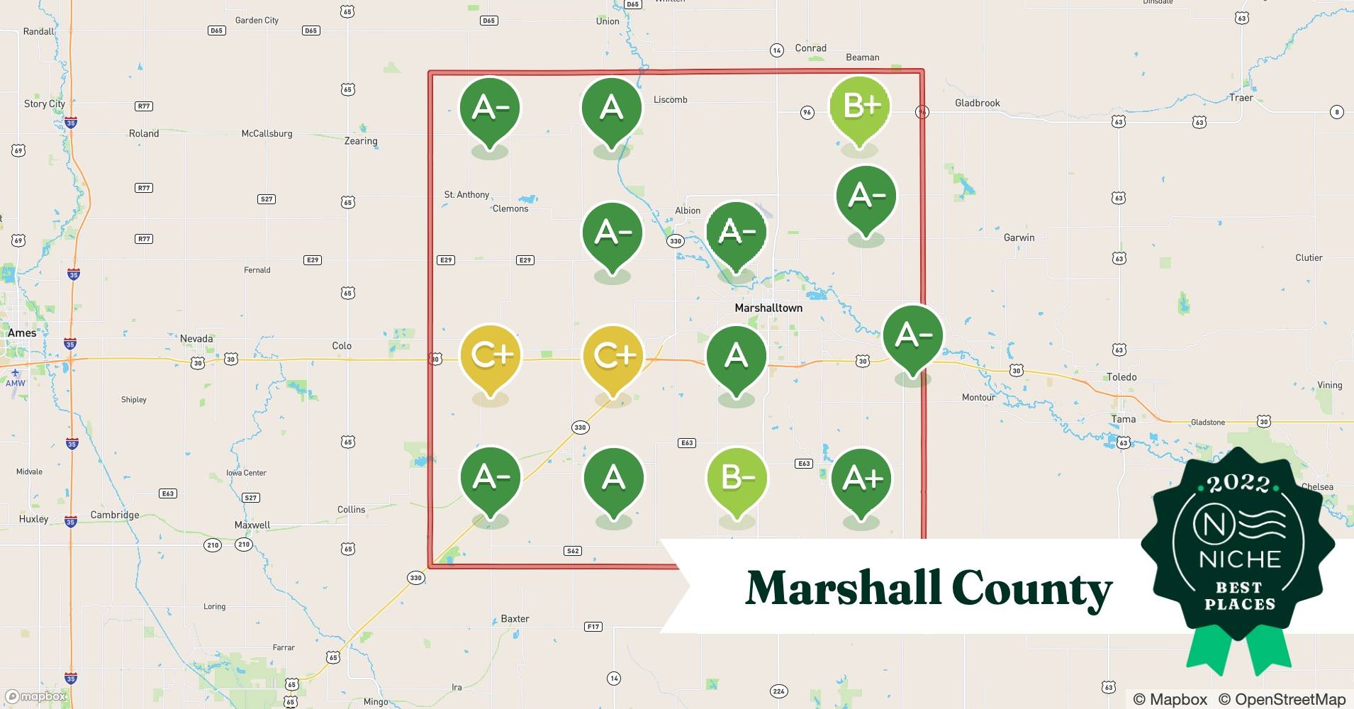 2022 Best Marshall County ZIP Codes to Raise a Family Niche