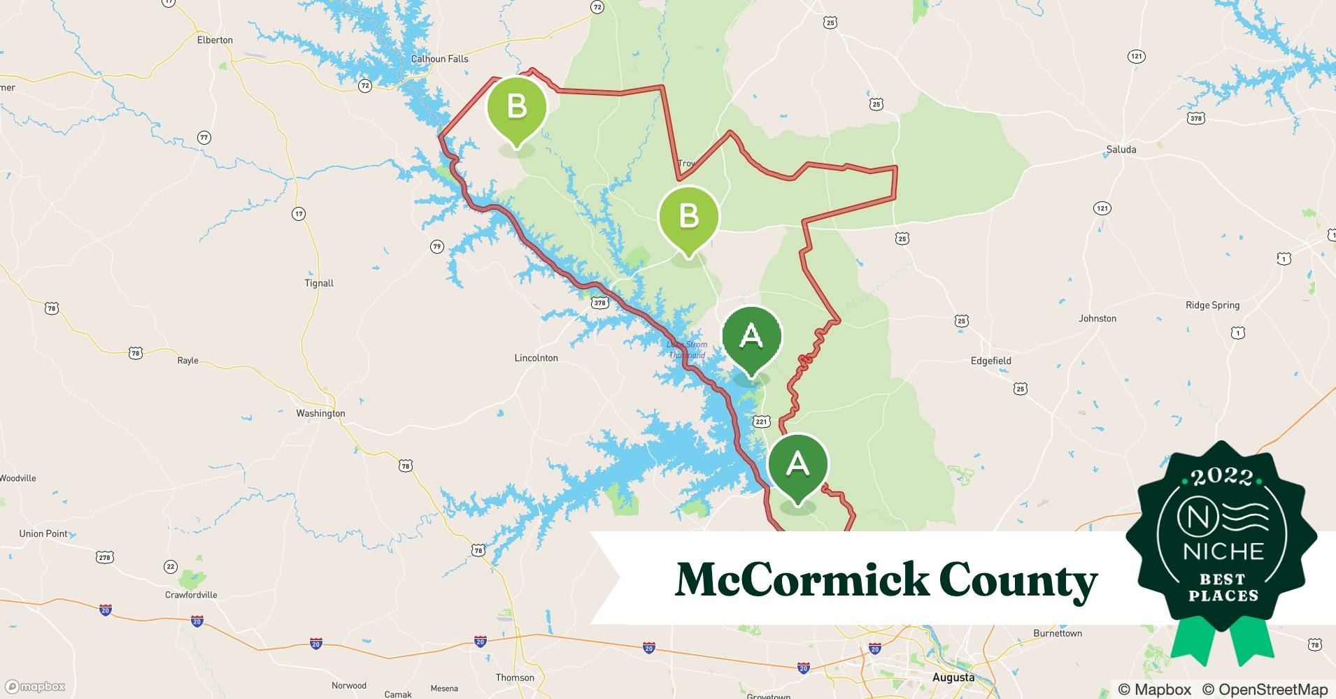 Compare Cost of Living in McCormick County, SC Niche