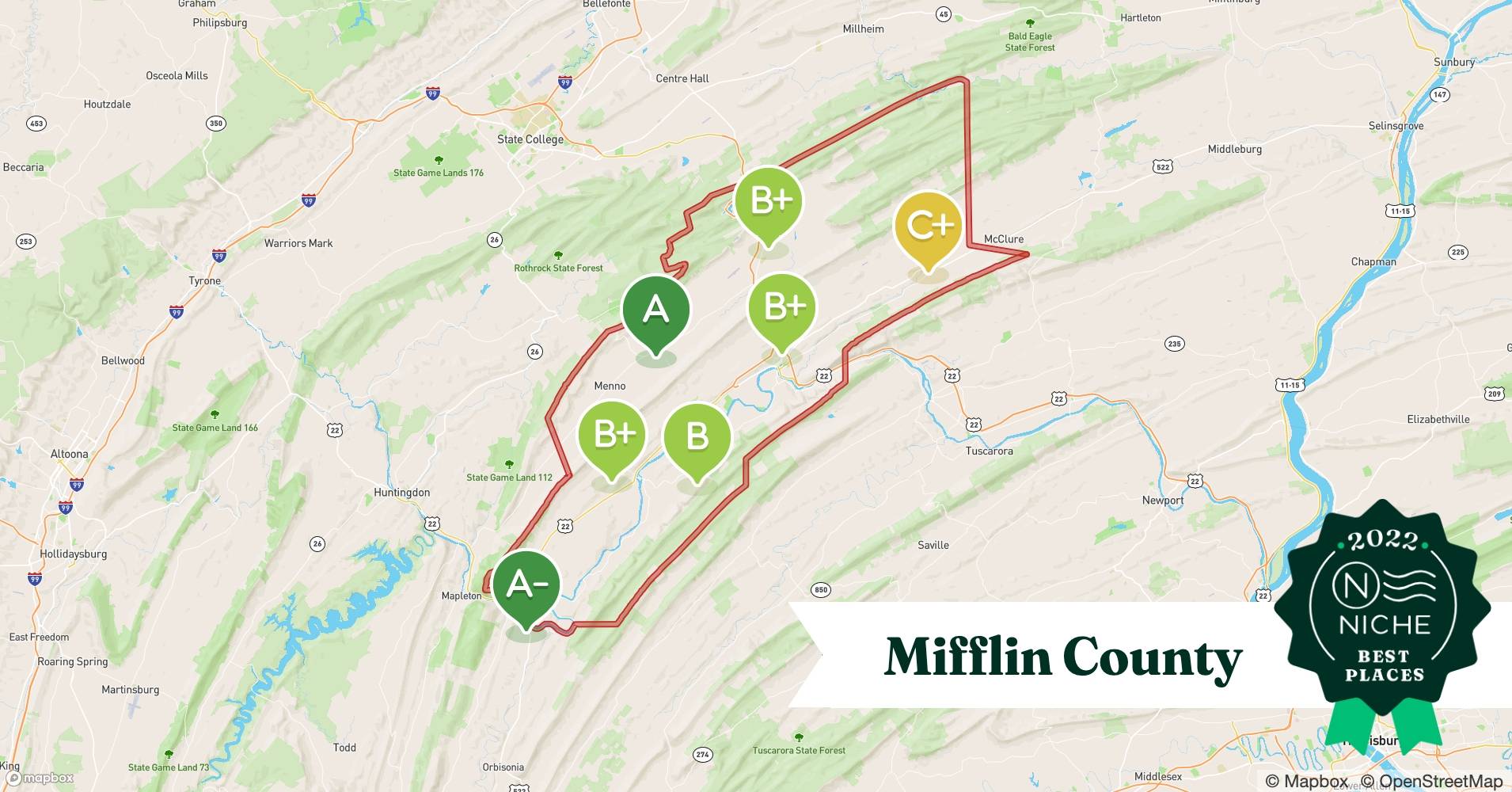 Best Mifflin County ZIP Codes to Live In Niche
