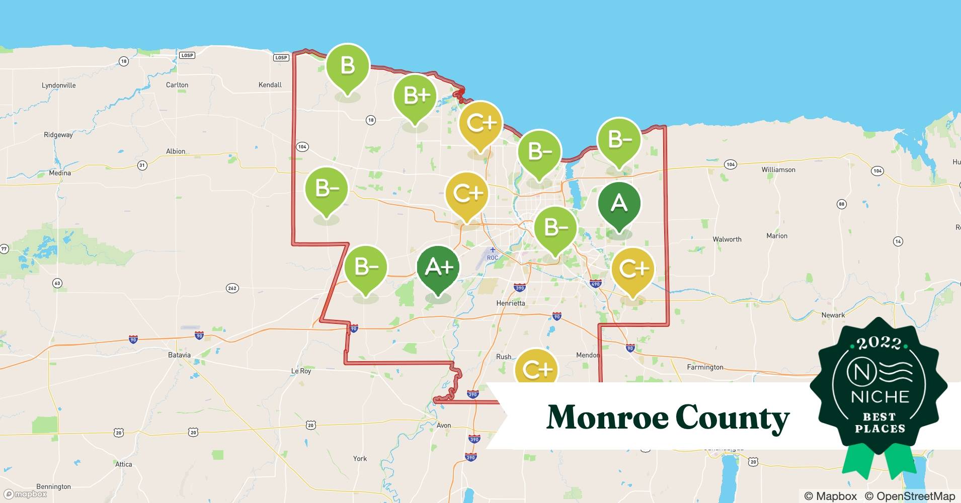 2022 Best Places to Live in Monroe County, NY Niche