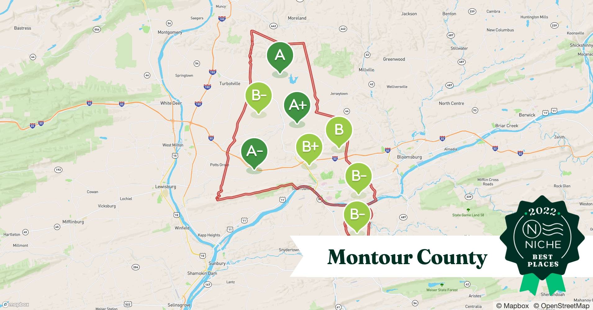 2022 Best Places to Live in Montour County, PA Niche