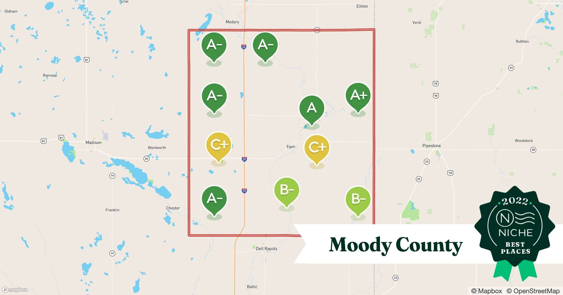 2022 Safe Places to Live in Moody County, SD Niche