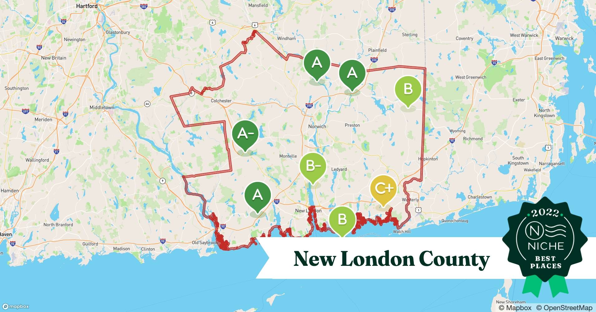 2022 Best Places To Raise A Family In New London County CT Niche