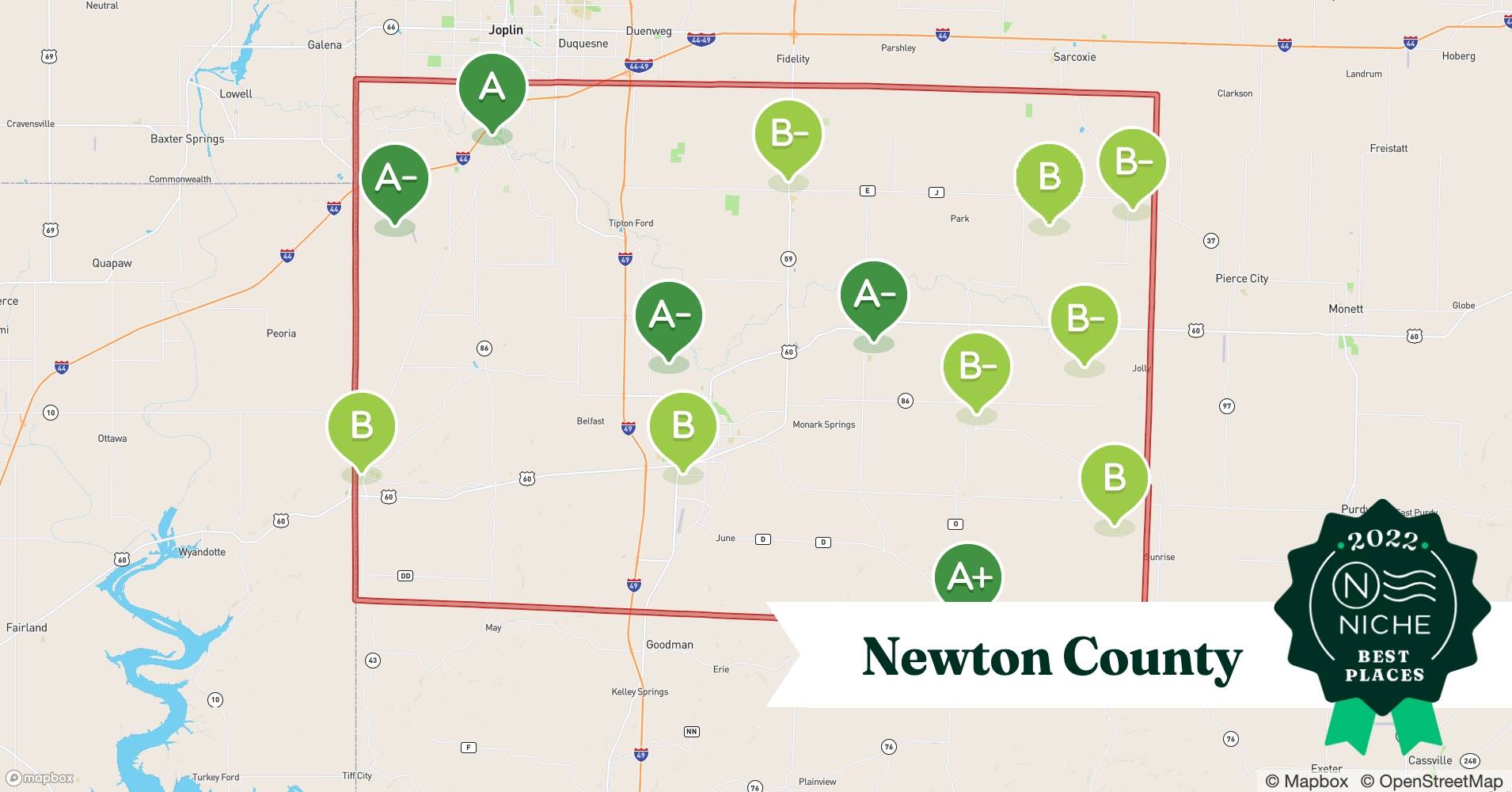 2022 Safe Places to Live in Newton County, MO Niche