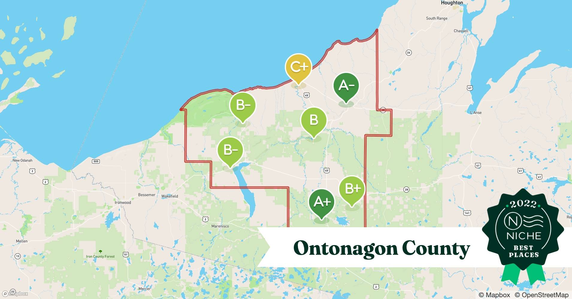 2022 Best Ontonagon County ZIP Codes to Raise a Family Niche