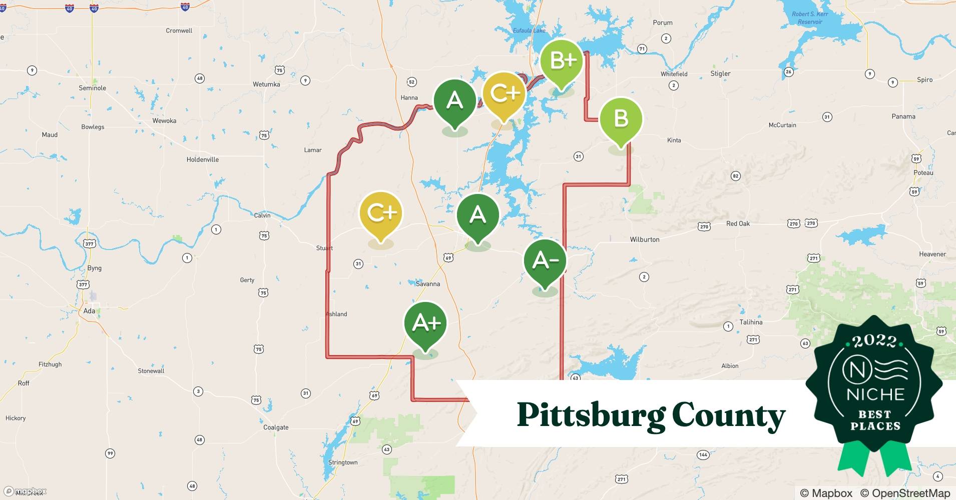 2022 Best Pittsburg County ZIP Codes to Raise a Family Niche
