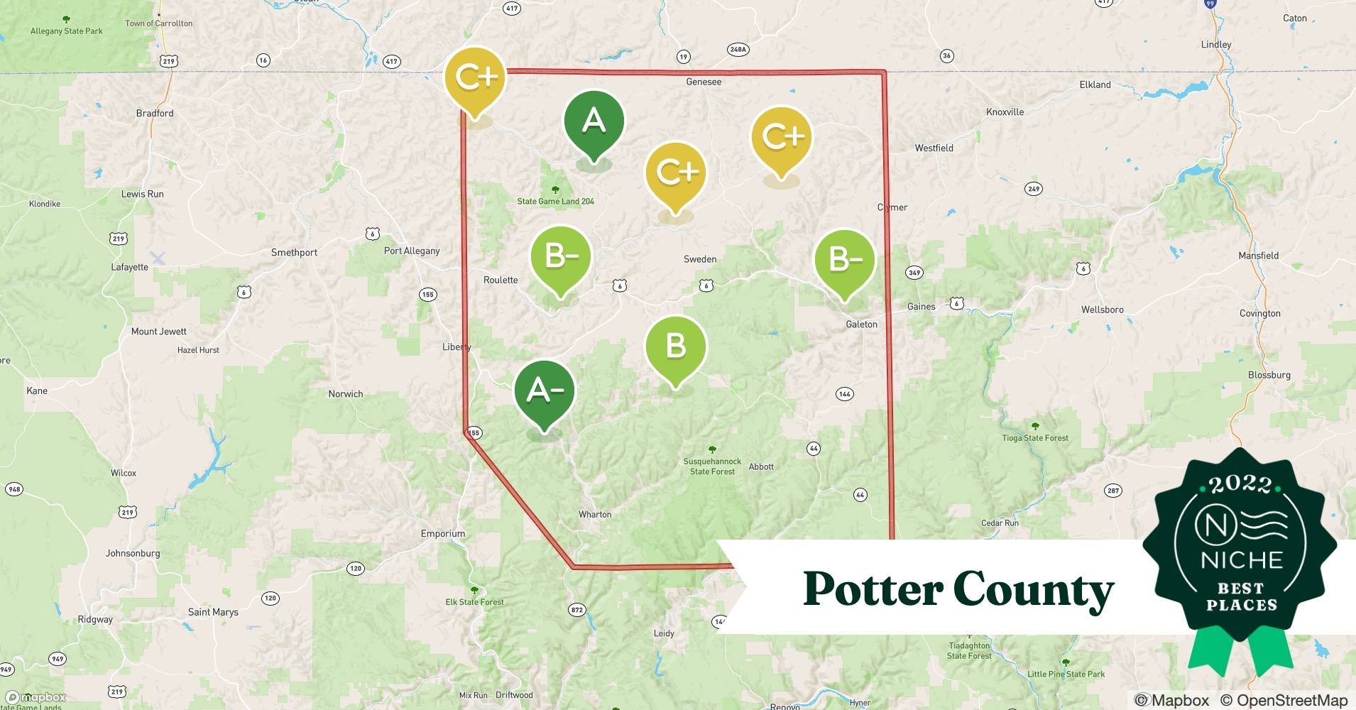2022 Best Places to Live in Potter County, PA Niche