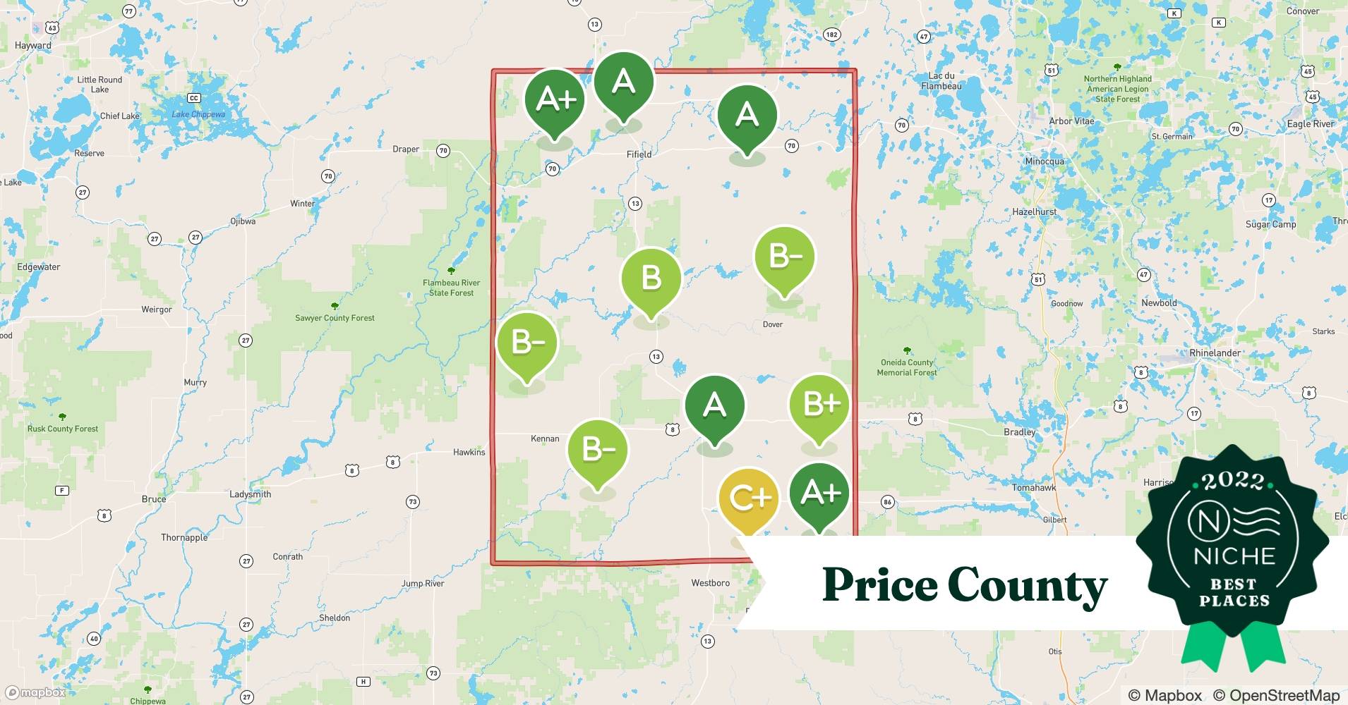 2022 Best Places to Retire in Price County, WI Niche