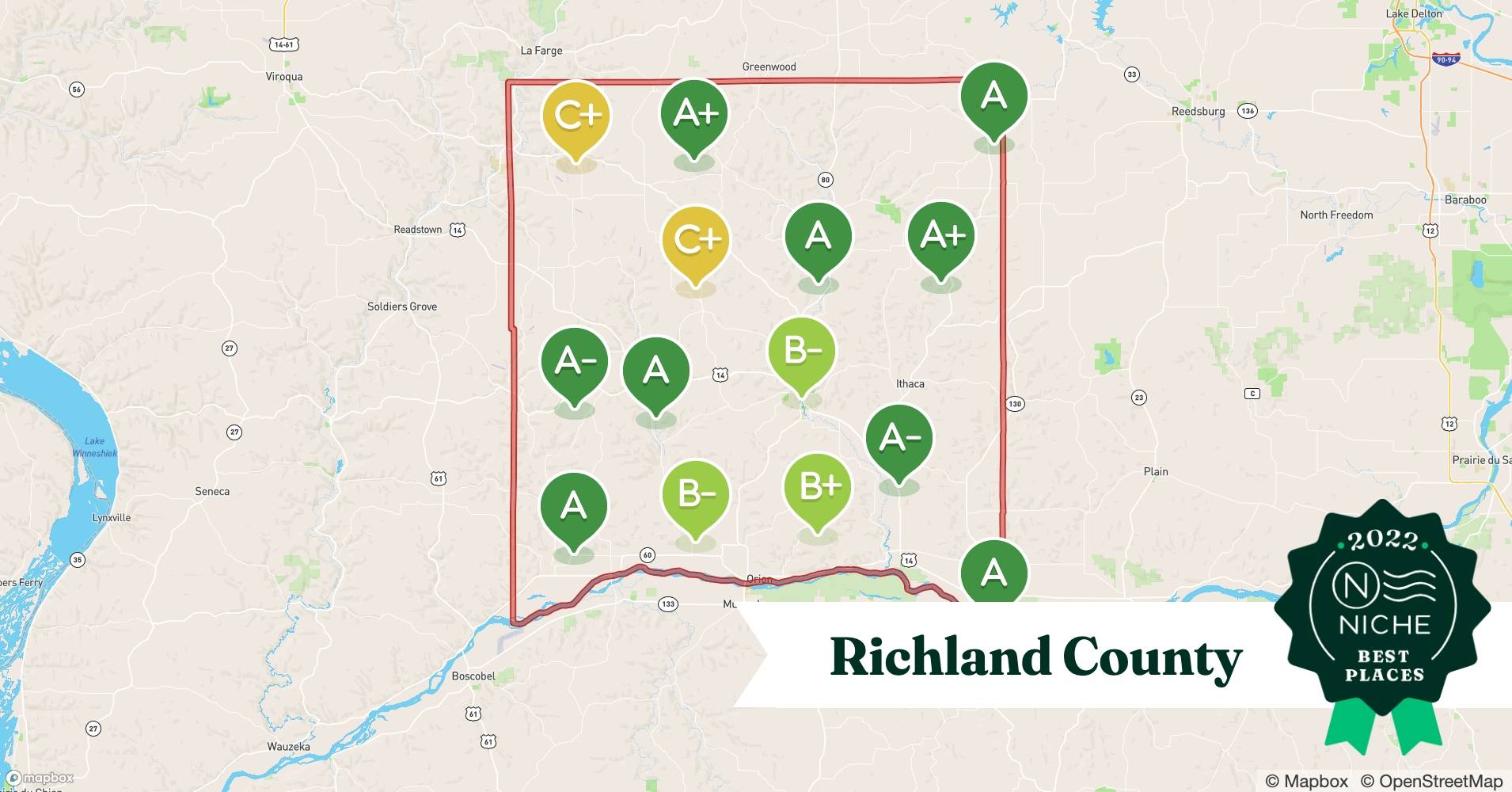 2022 Safe Places to Live in Richland County, WI Niche