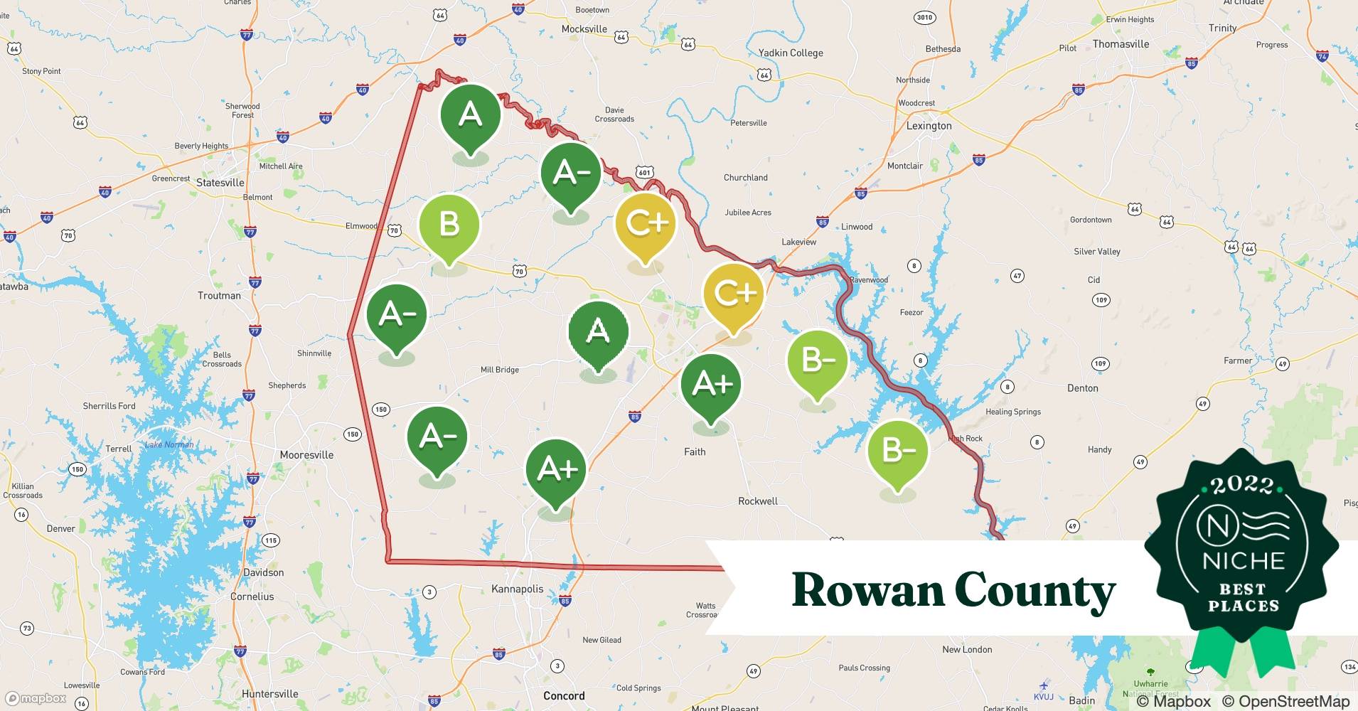2022 Best ZIP Codes to Buy a House in Rowan County, NC Niche