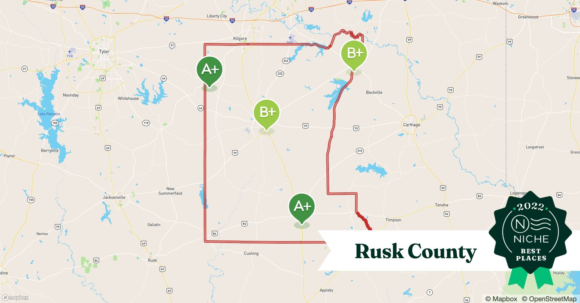 2022 Best Places to Live in Rusk County, TX Niche