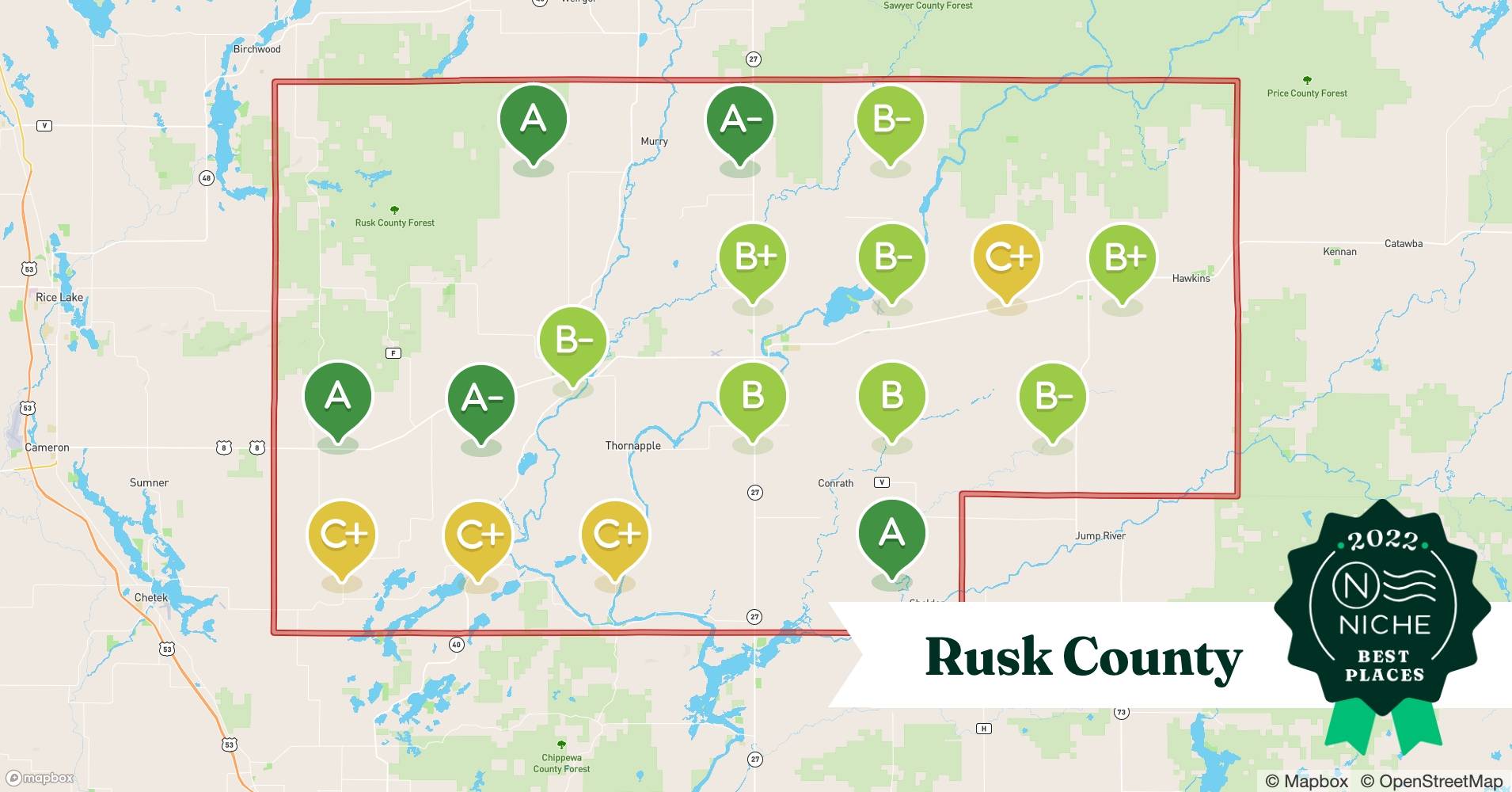 2022 Safe Places to Live in Rusk County, WI Niche